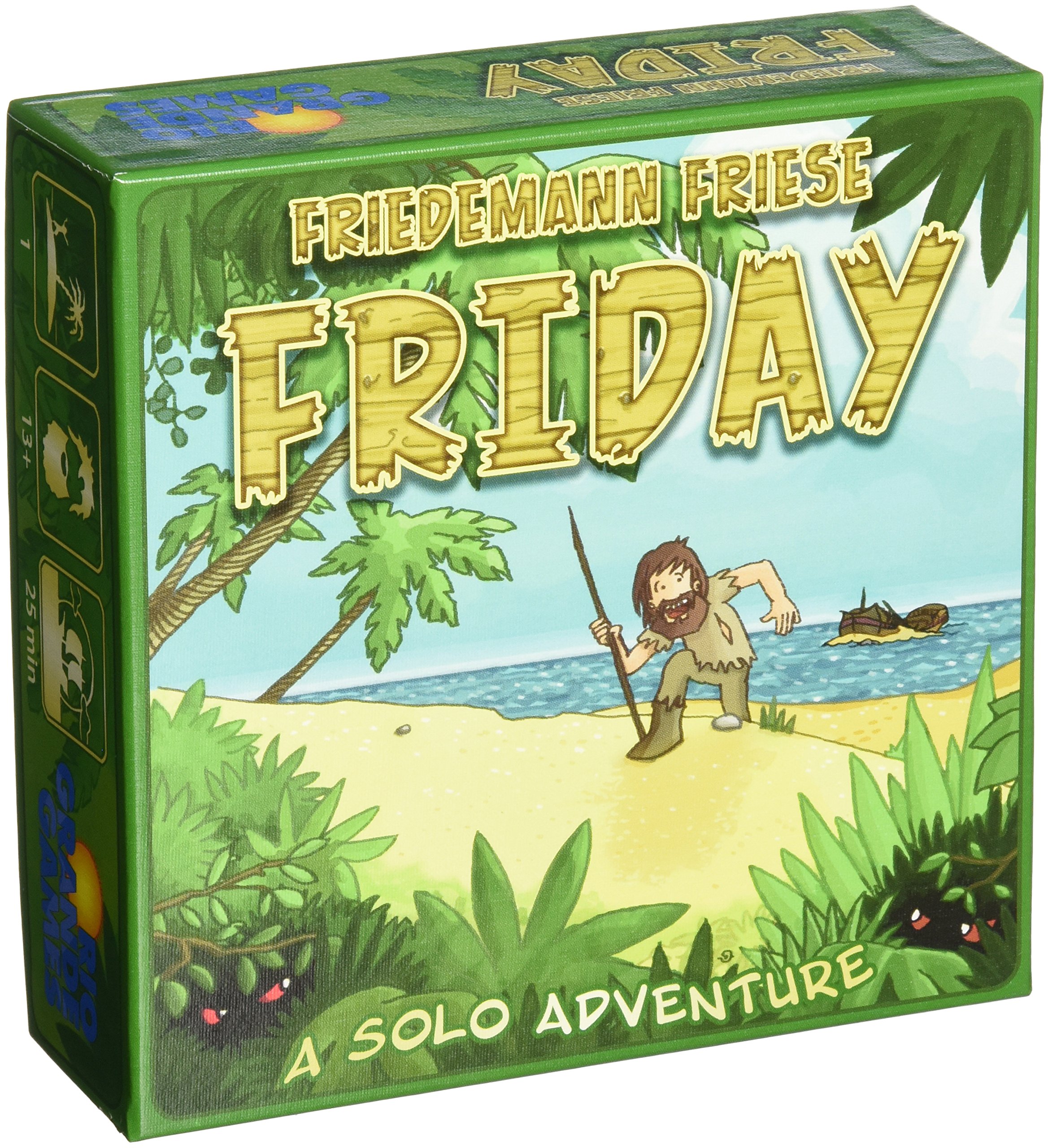 Настольная игра Friday: стратегическая карточная игра о Робинзоне и пиратах Rio Grande Games