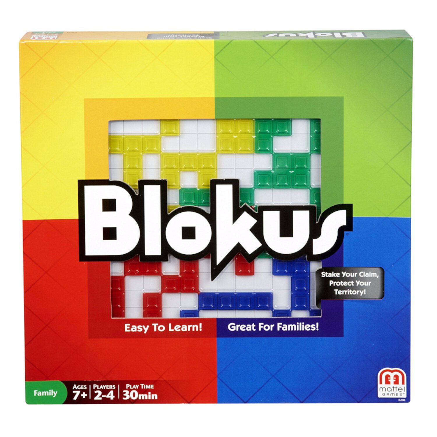 Mattel Blokus Game - Strategy Family Board Game Bjv44 Mattel