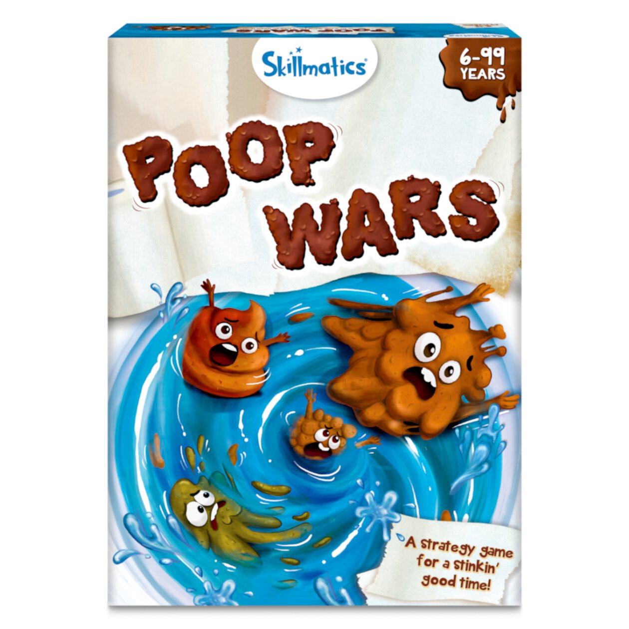 Skillmatics Card Game - Poop Wars, Fun & Fast-paced Strategy Game, Gift for Girls & Boys Ages 6 & up Skillmatics