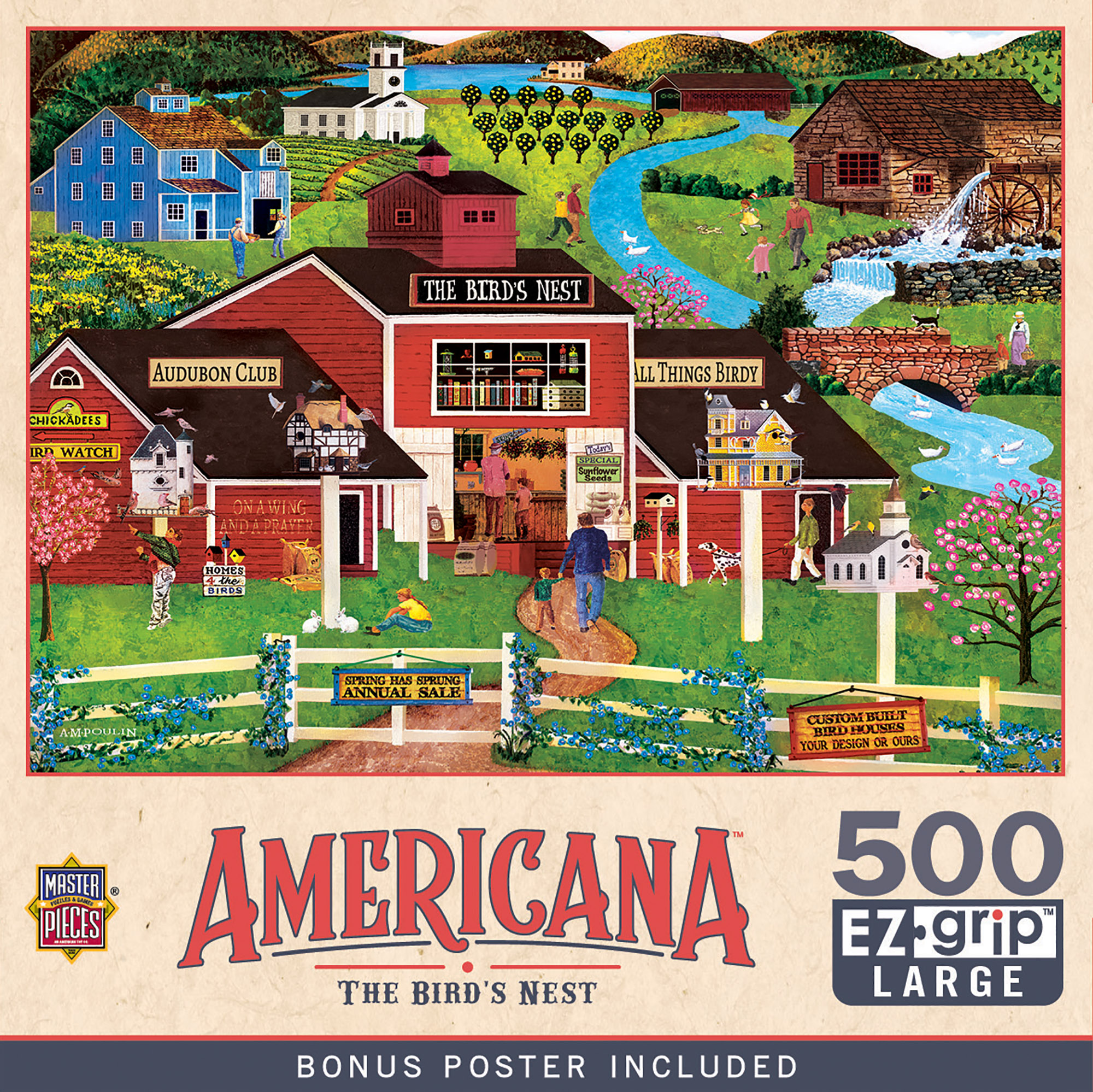 MasterPieces 500 Piece EZ Grip Puzzle - The Bird's Nest - 19.25"x26.75" Visit the MasterPieces Store