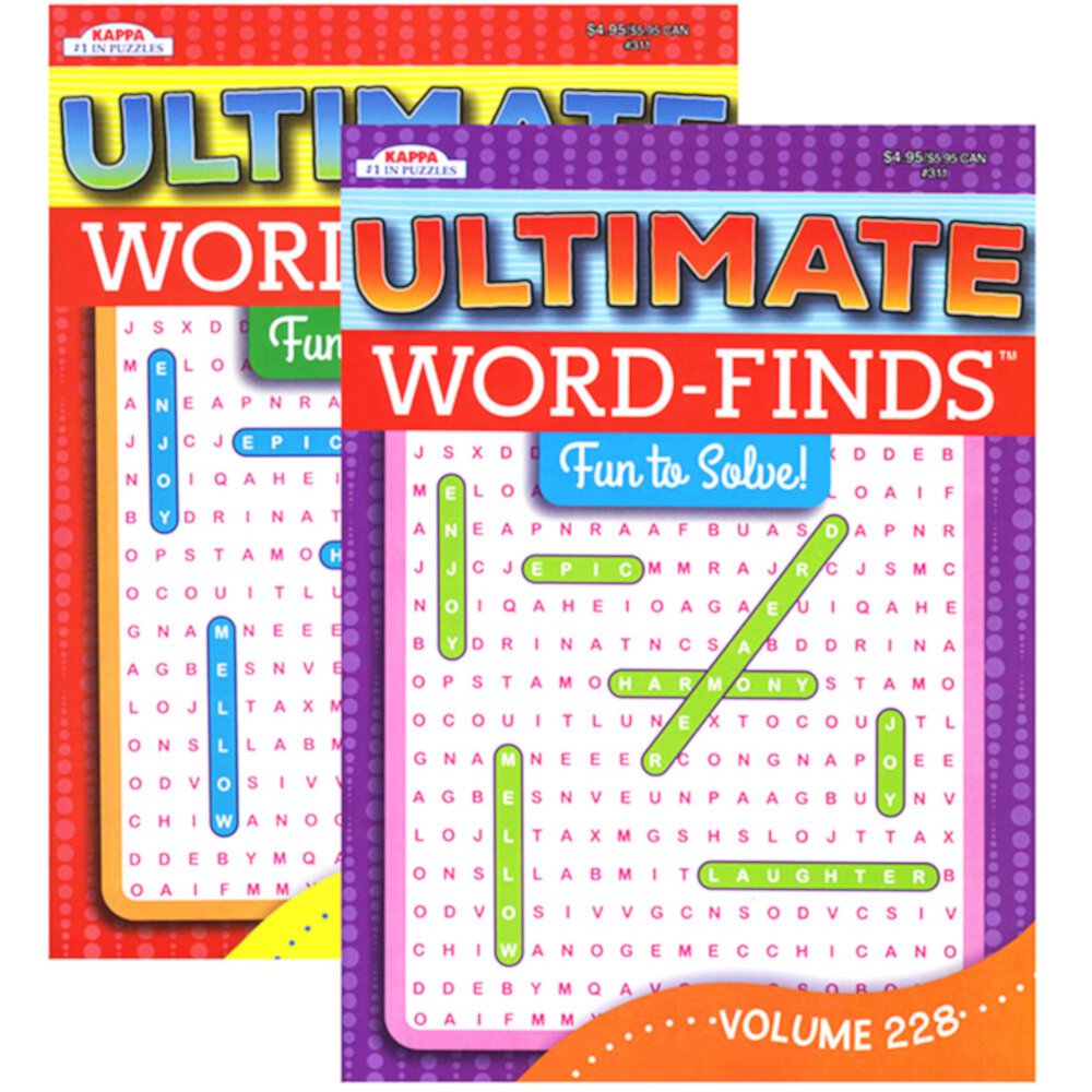 Puzzles Book KAPPA Ultimate Word Finds | 2-Titles G8Central