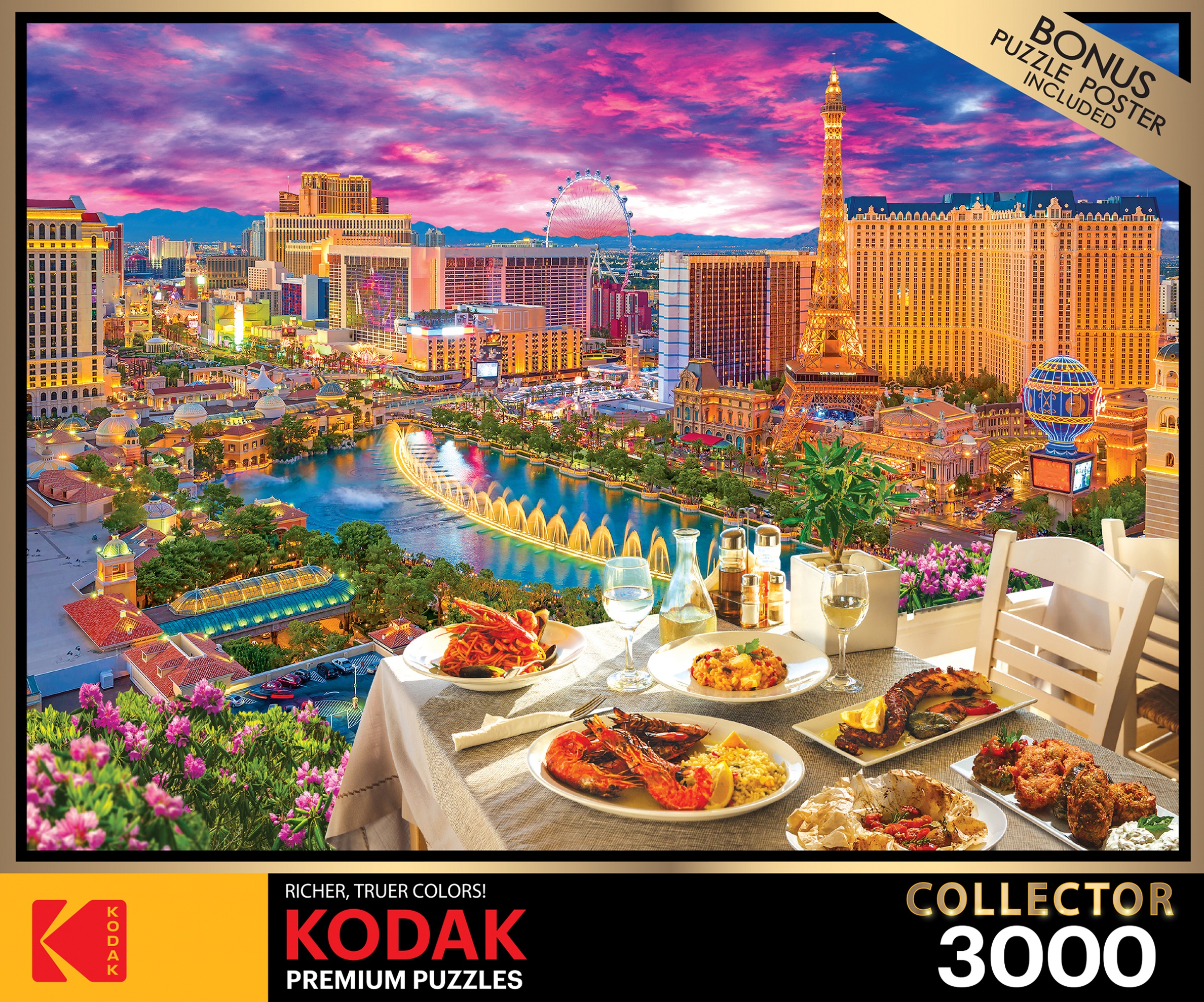 Cra-Z-Art Kodak 3000-Piece La Vida Las Vegas Jigsaw Puzzle Cra-Z-Art