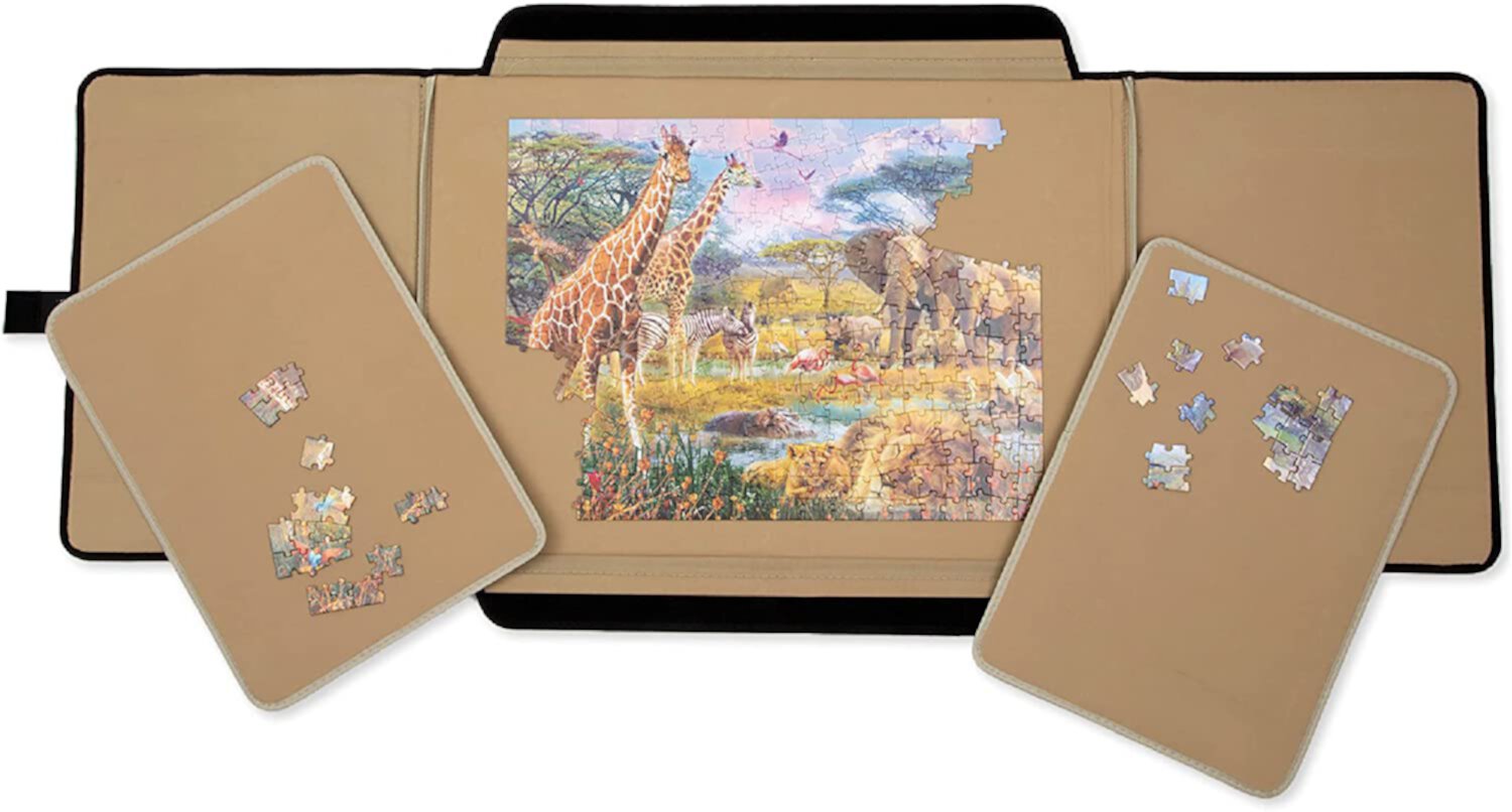 Bits And Pieces 1000 Piece Puzzle Caddy-Porta-Puzzle Jigsaw Caddy Puzzle Accessory Table Puzzles Bits and Pieces