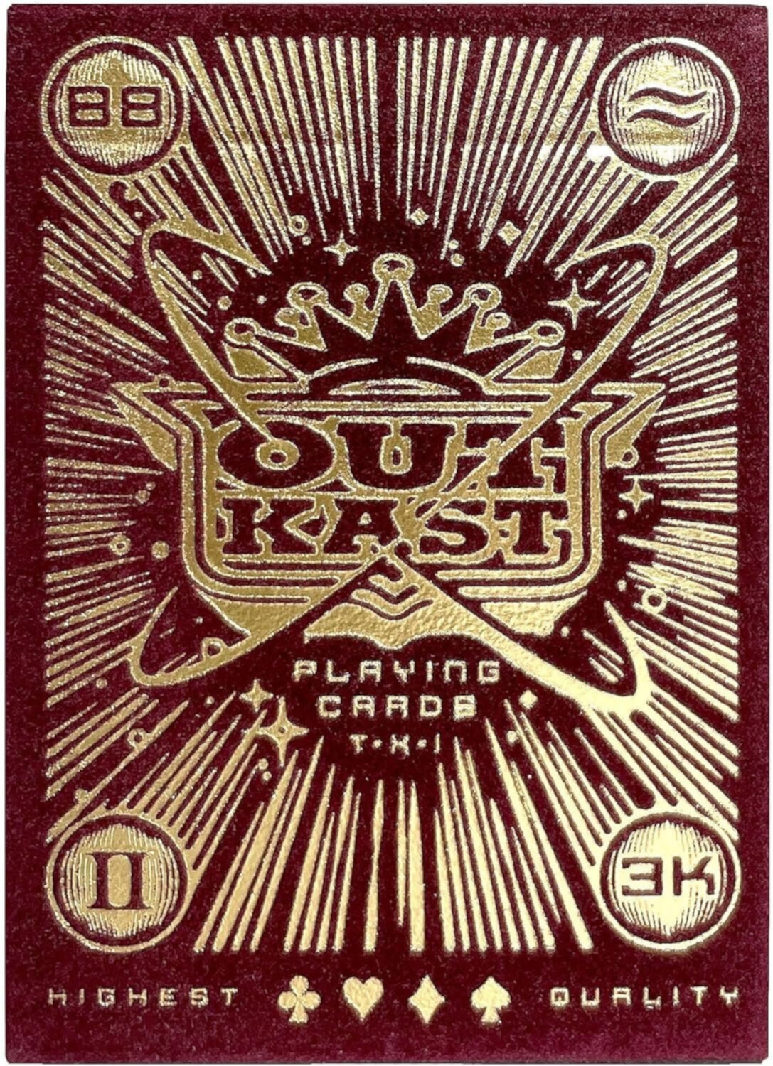 theory11 Outkast Premium Playing Cards, Poker Size Standard Index, Luxury Playing Cards Theory11