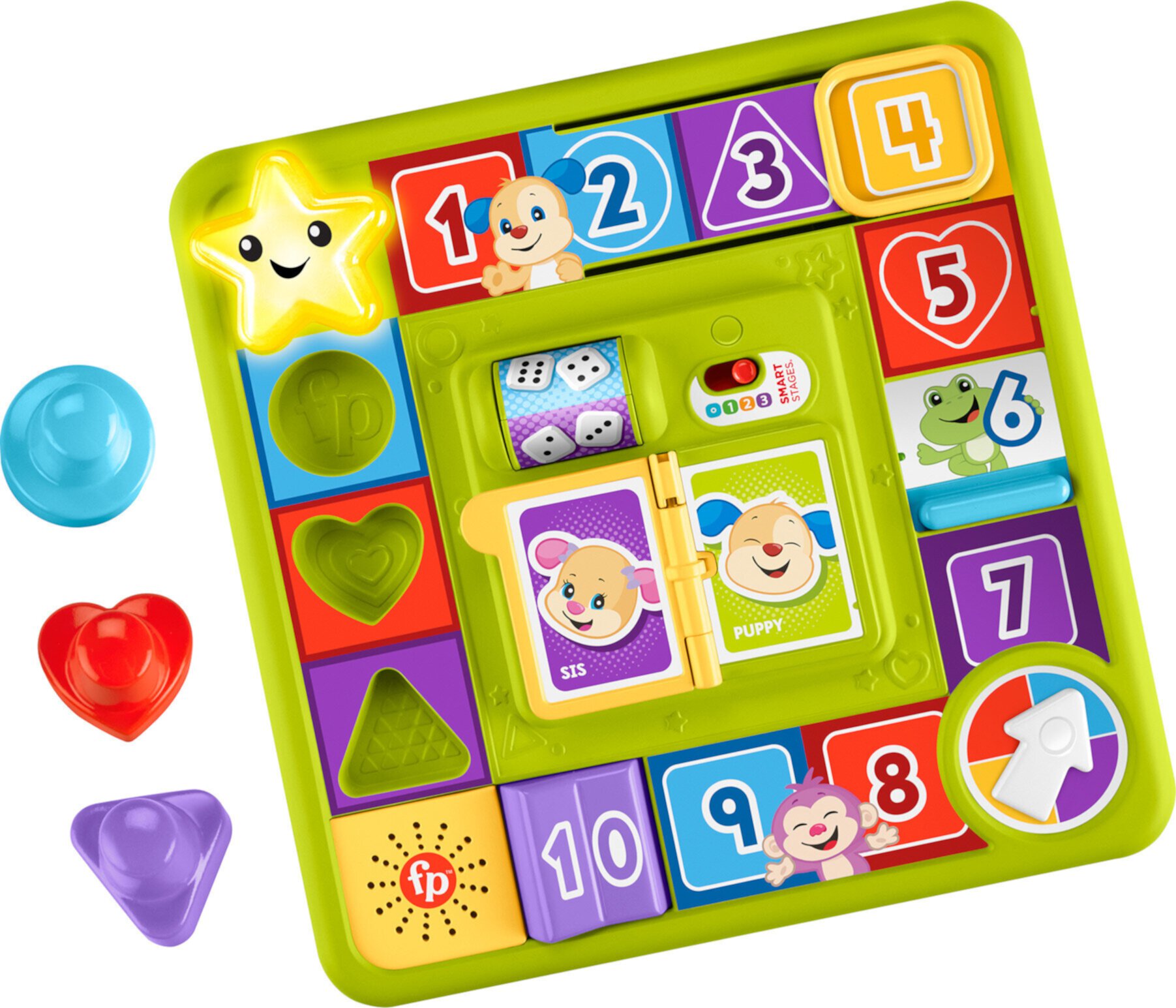 Fisher-Price Laugh & Learn Puppy’s Game Activity Board Baby & Toddler Learning Toy Fisher-Price