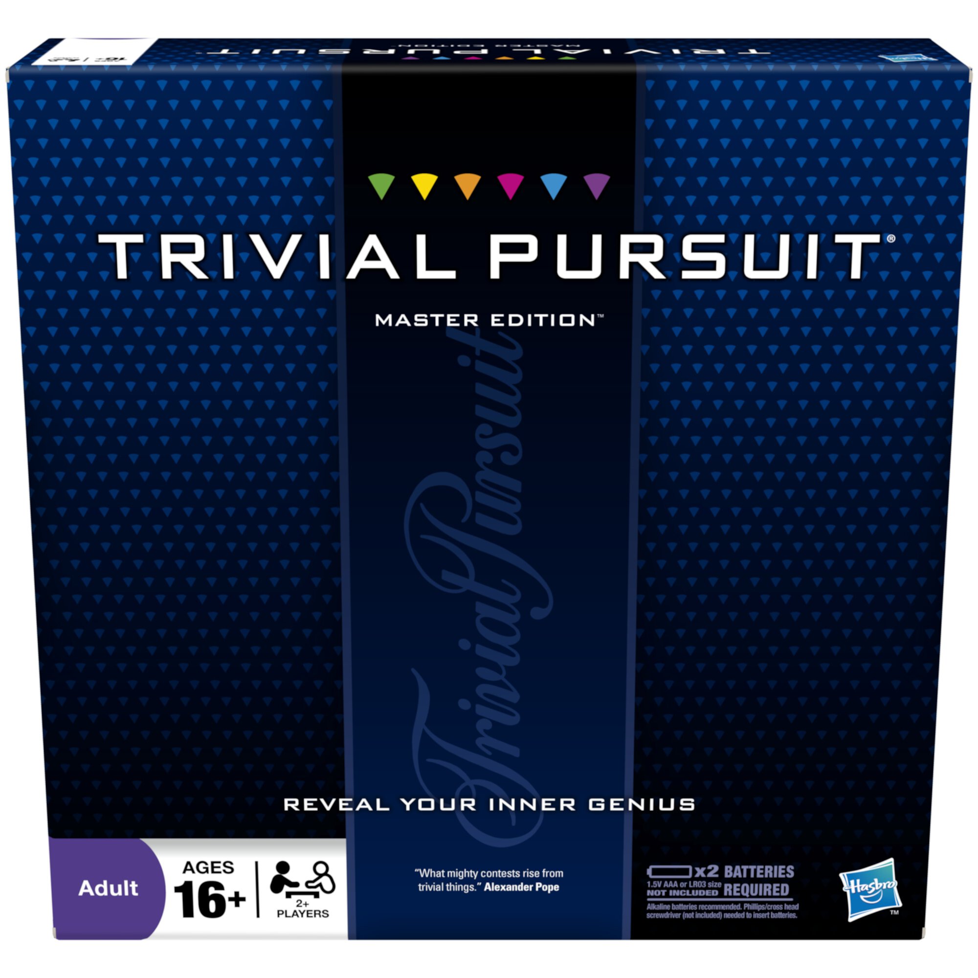 Trivial Pursuit Master Edition Trivia Game, Board Games for Adults and Teens, Includes Electronic Timer HASBRO