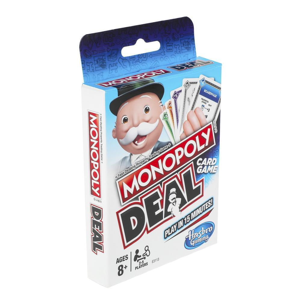 Monopoly Deal Card Game, for Kids, Ages 8 9 10 11 12 and Up Monopoly