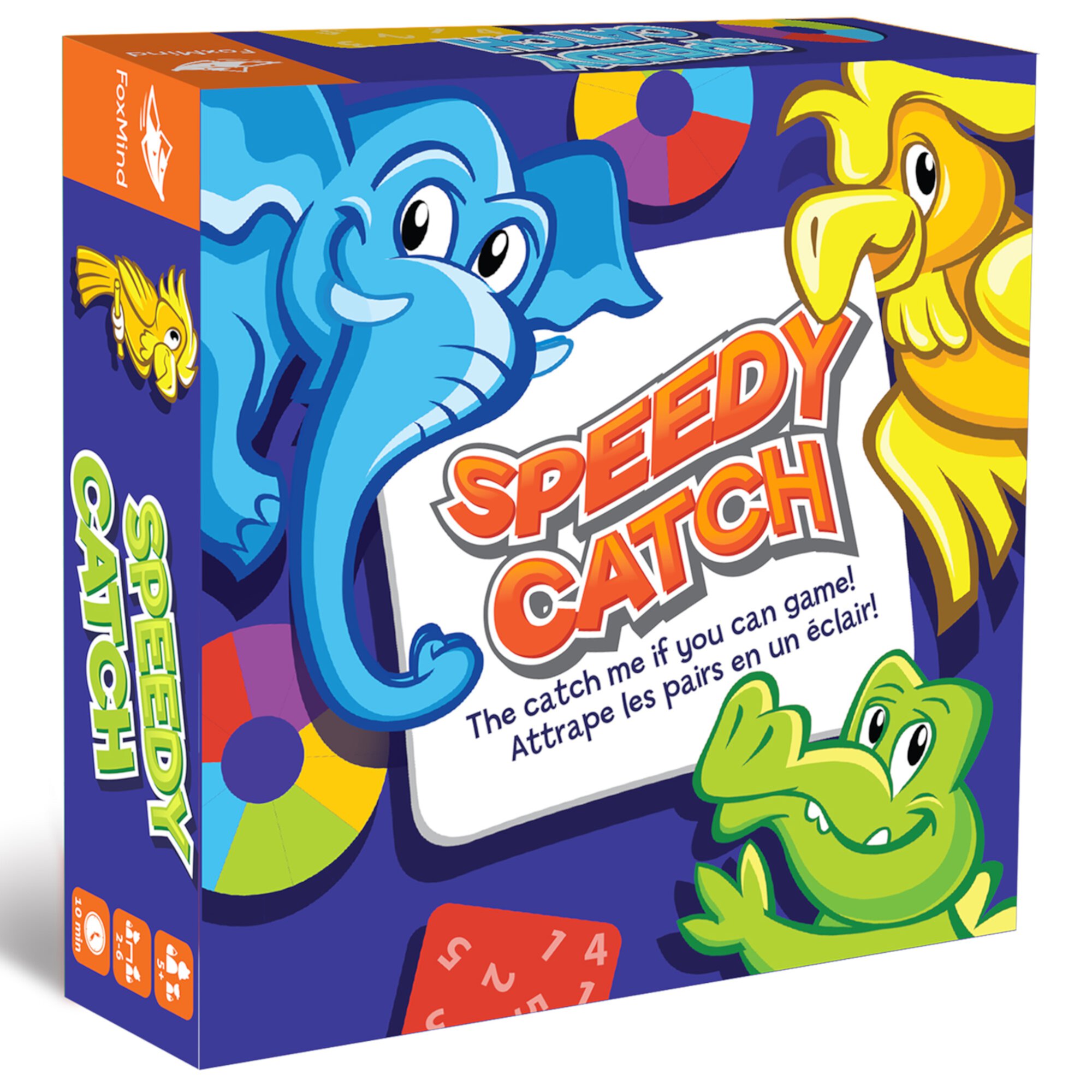 Speedy Catch - A Quick Card Game For Quick Minds, Animal Themed, Kids Age 5+ FoxMind