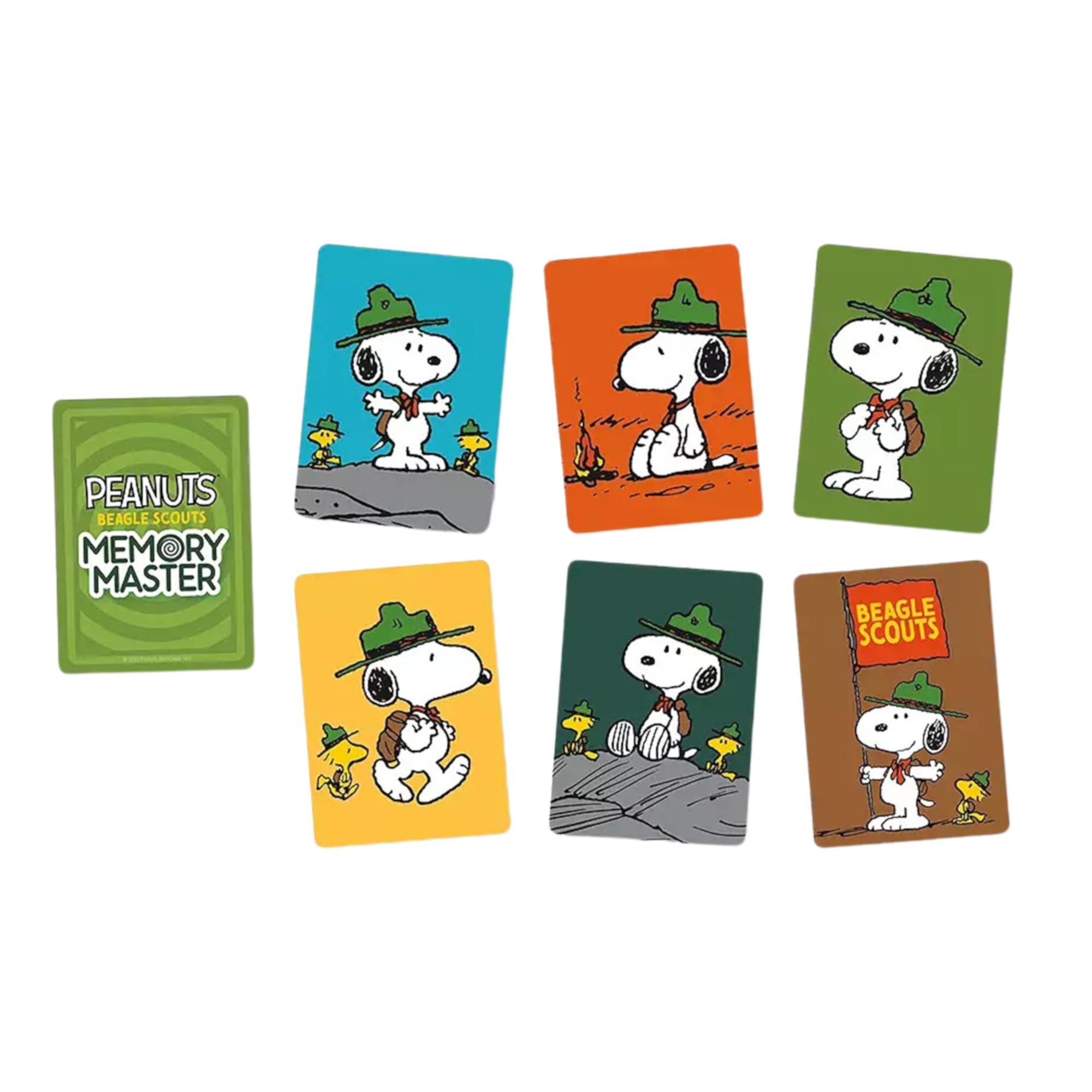 Peanuts Beagle Scouts Memory Master Card Game Peanuts