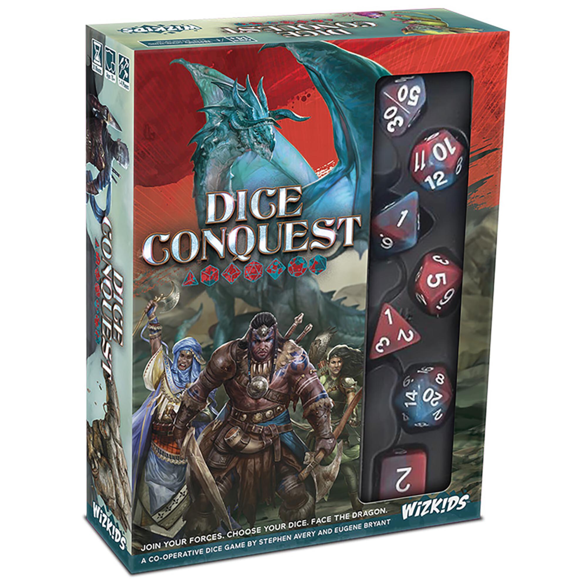 WizKids: Dice Conquest - Board game, Ages 10+, 1-4 Players, 30 Min Game Play WizKids