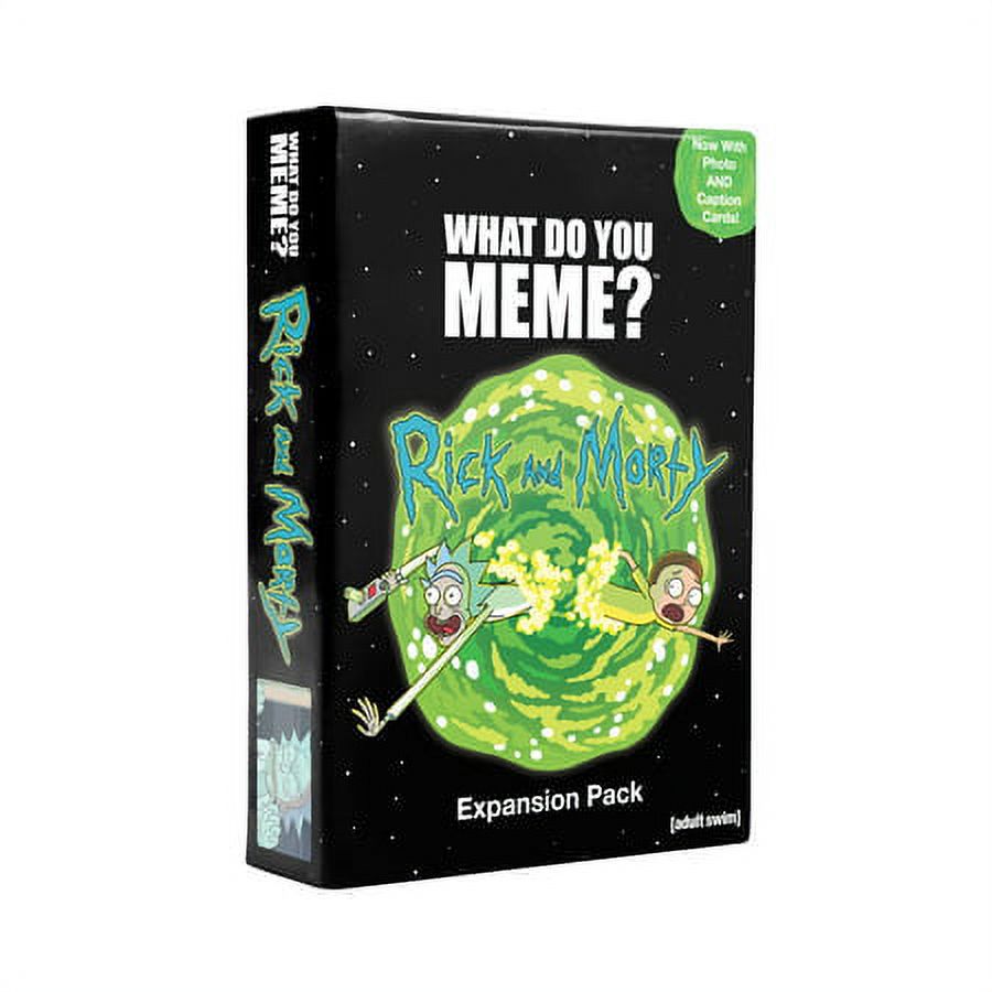 Rick & Morty Expansion Pack by What Do You Meme? - Designed to be Added to What Do You Meme? Core Game WHAT DO YOU MEME?