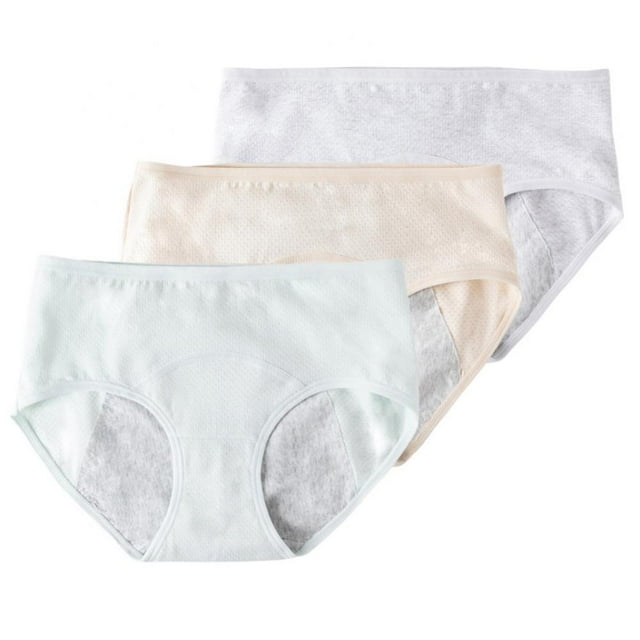 Женское Менструальное нижнее белье Angmile Hipster Period Underwear Postpartum Teens 3-Pack Angmile