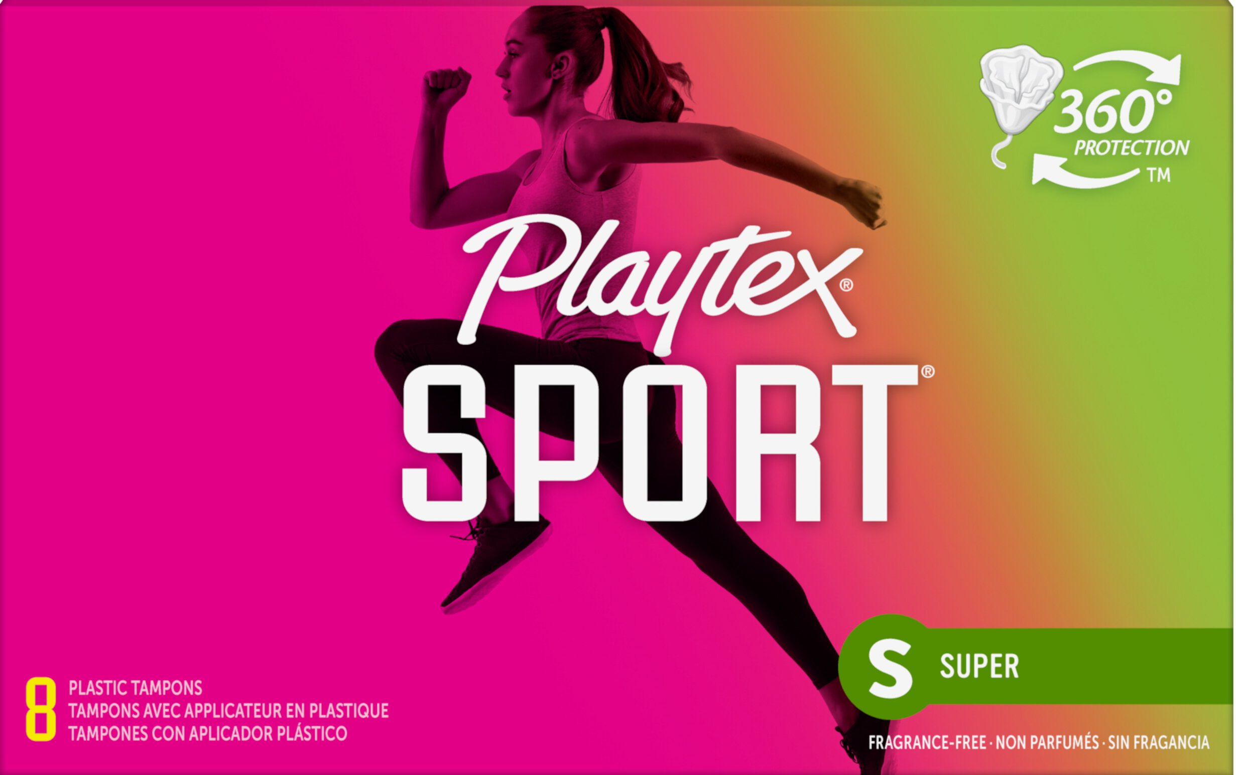 Playtex Sport Super Tampons 8 Ea Playtex