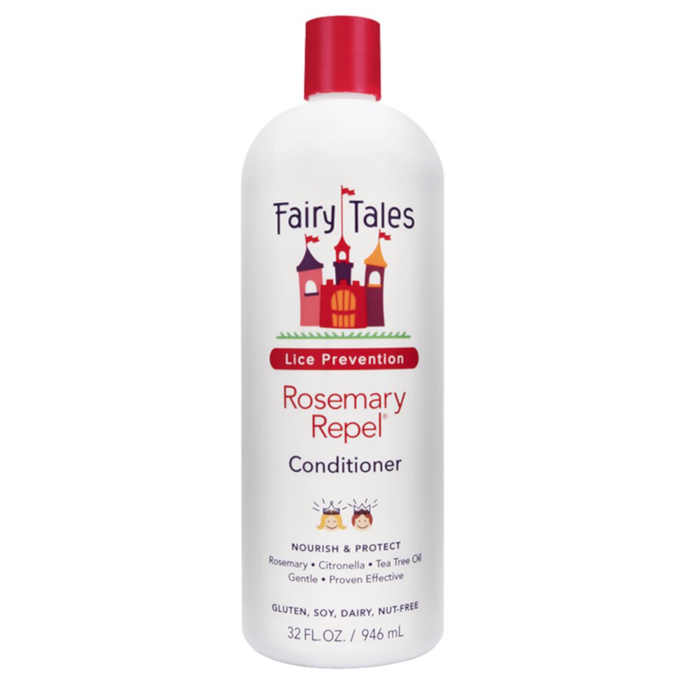 Fairy Tales Rosemary Repel Lice Prevention Kids Conditioner, 32 fl oz. Fairy Tales