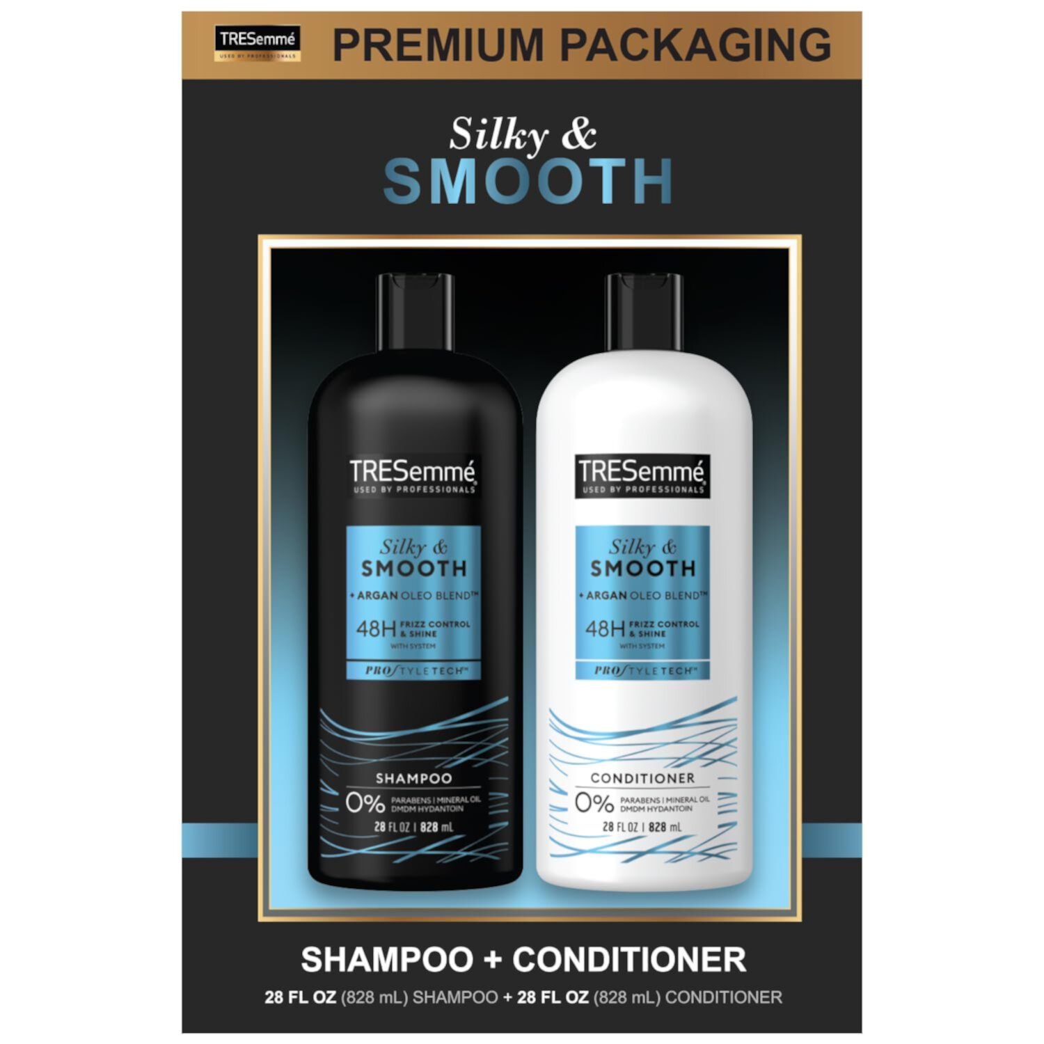 Tresemme Shampoo and Conditioner Smooth and Silky 28 oz 2 Count Tresemme