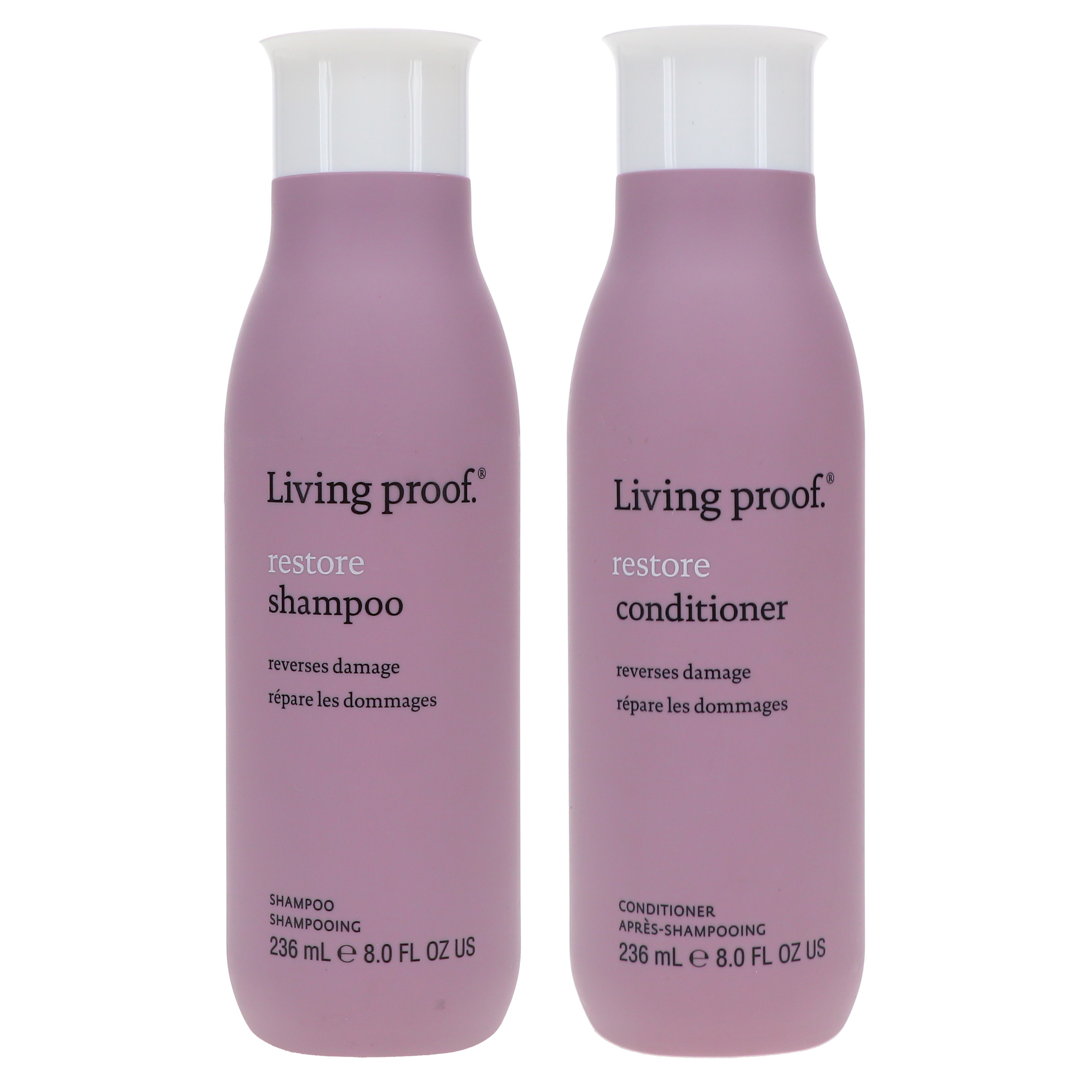 Living Proof Restore Shampoo 8 oz & Restore Conditioner 8 oz Combo Pack LIVING PROOF