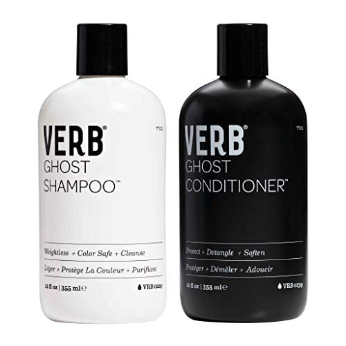 Verb Ghost Shampoo & Conditioner Duo – Vegan Color Safe Shampoo and Conditioner Set –– Weightless, Anti-Frizz Hydrating Shampoo and Conditioner Verb