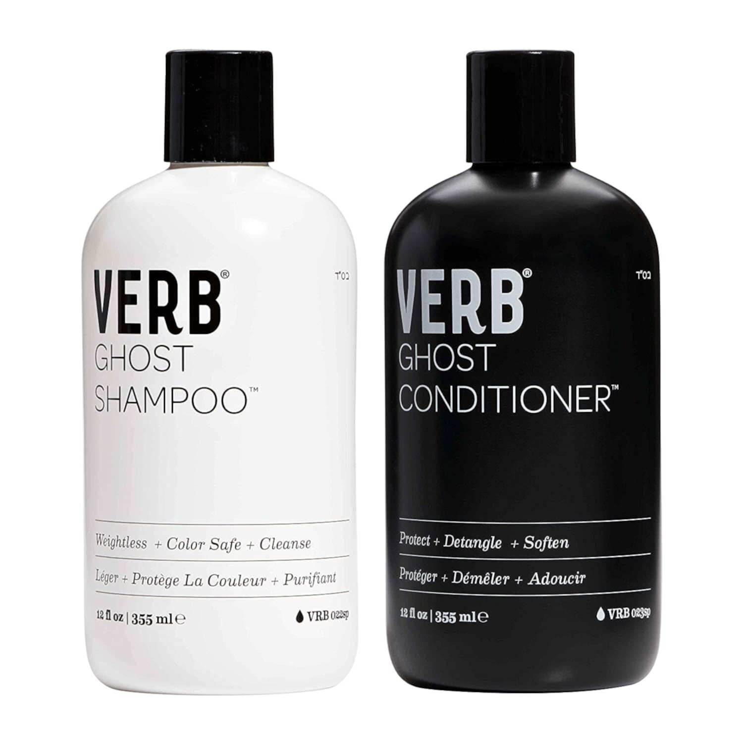 VERB GHOST WEIGHTLESS SHAMPOO AND PROTECT CONDITIONER 12 OZ DUO Set Verb