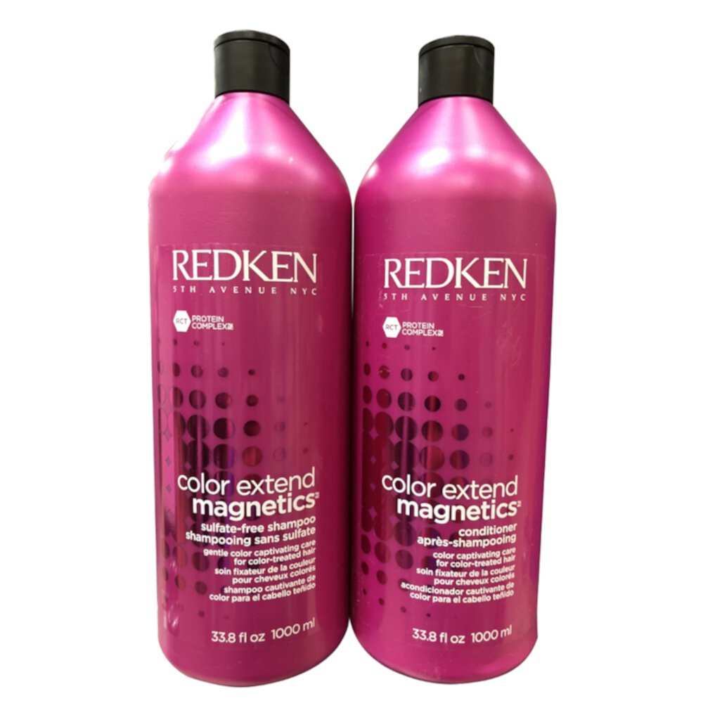 ($84 Value) Redken Color Extend Magnetic Shampoo and Conditioner Duo, 33.8oz Each Redken