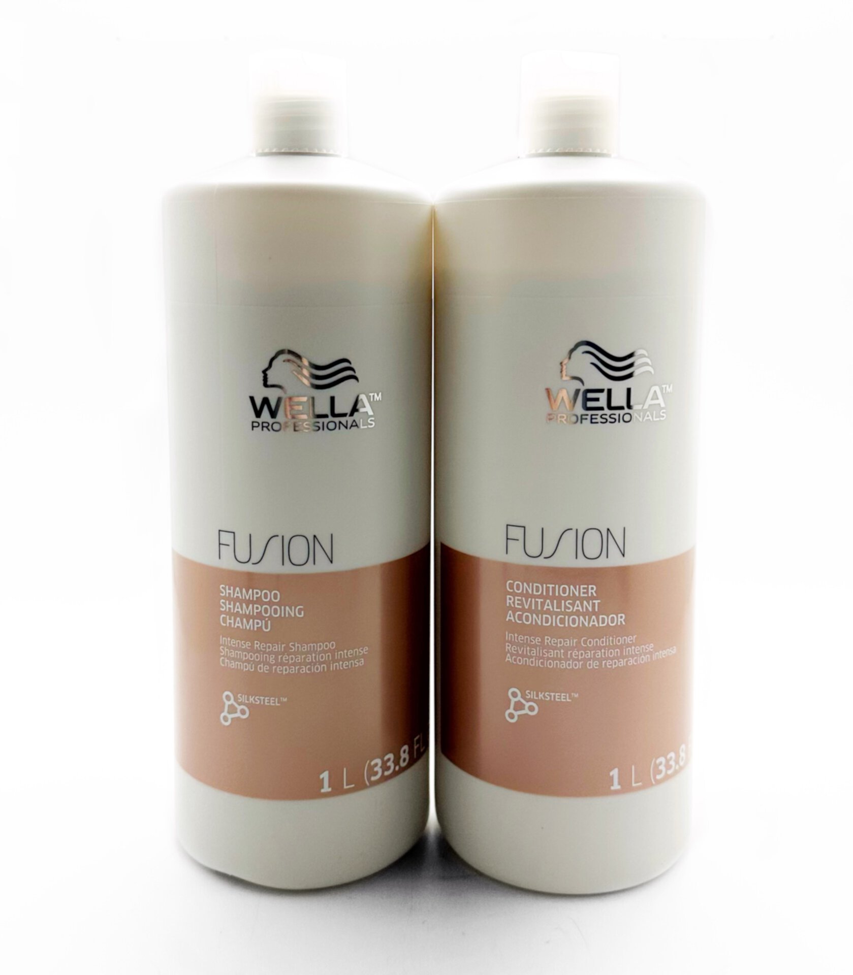 Wella FusionPlex Intense Repair Shampoo, Conditioner Liter Duo set Wella