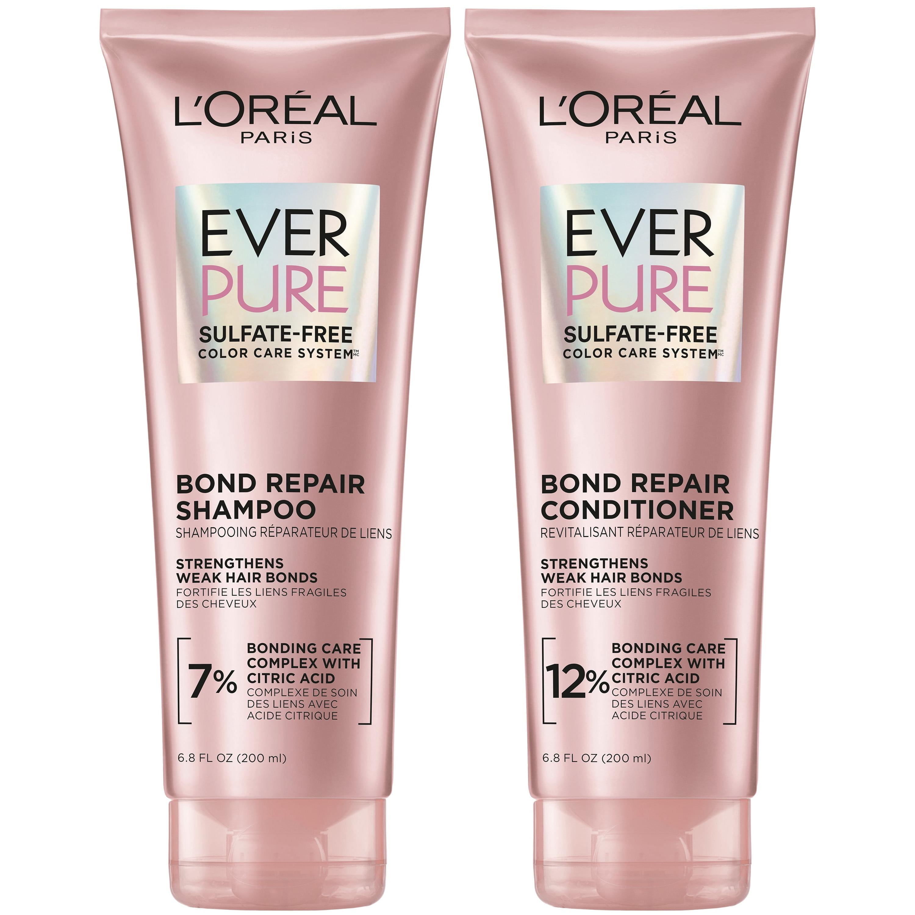 L'Oreal Paris EverPure Sulfate Free Bond Strengthening Shampoo & Conditioner Set, 6.8 fl oz L'Oréal Paris