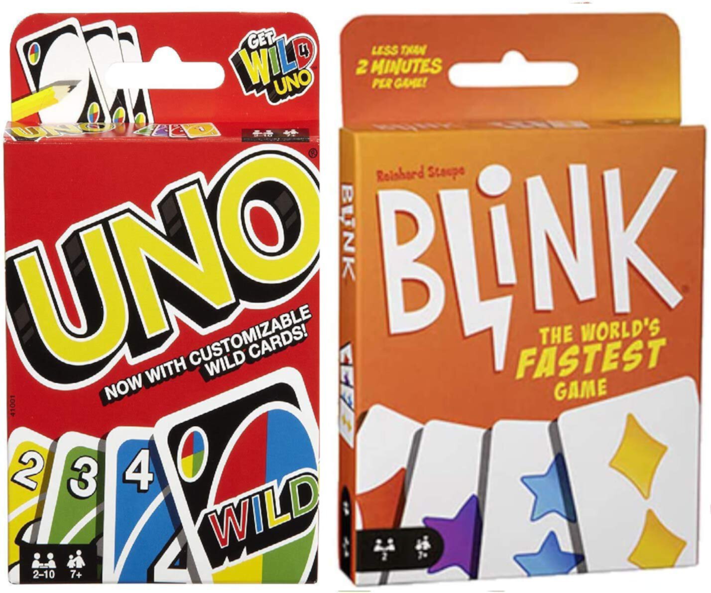 Uno and Blink | Card Game Bundle for Kids C48 UNO