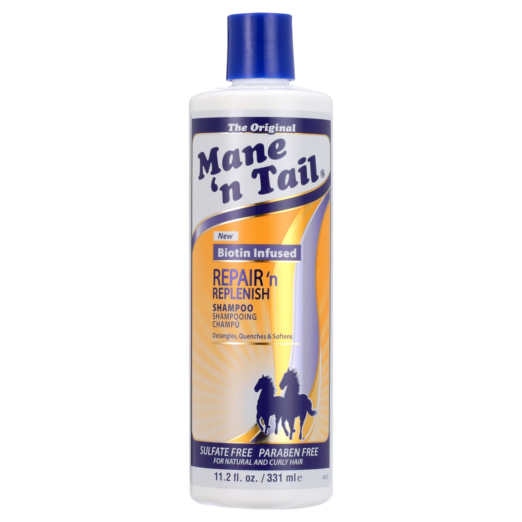 Mane 'n Tail Repair 'n Replenish Shampoo 11.2 fl. oz., Curly, Unisex Mane 'n Tail