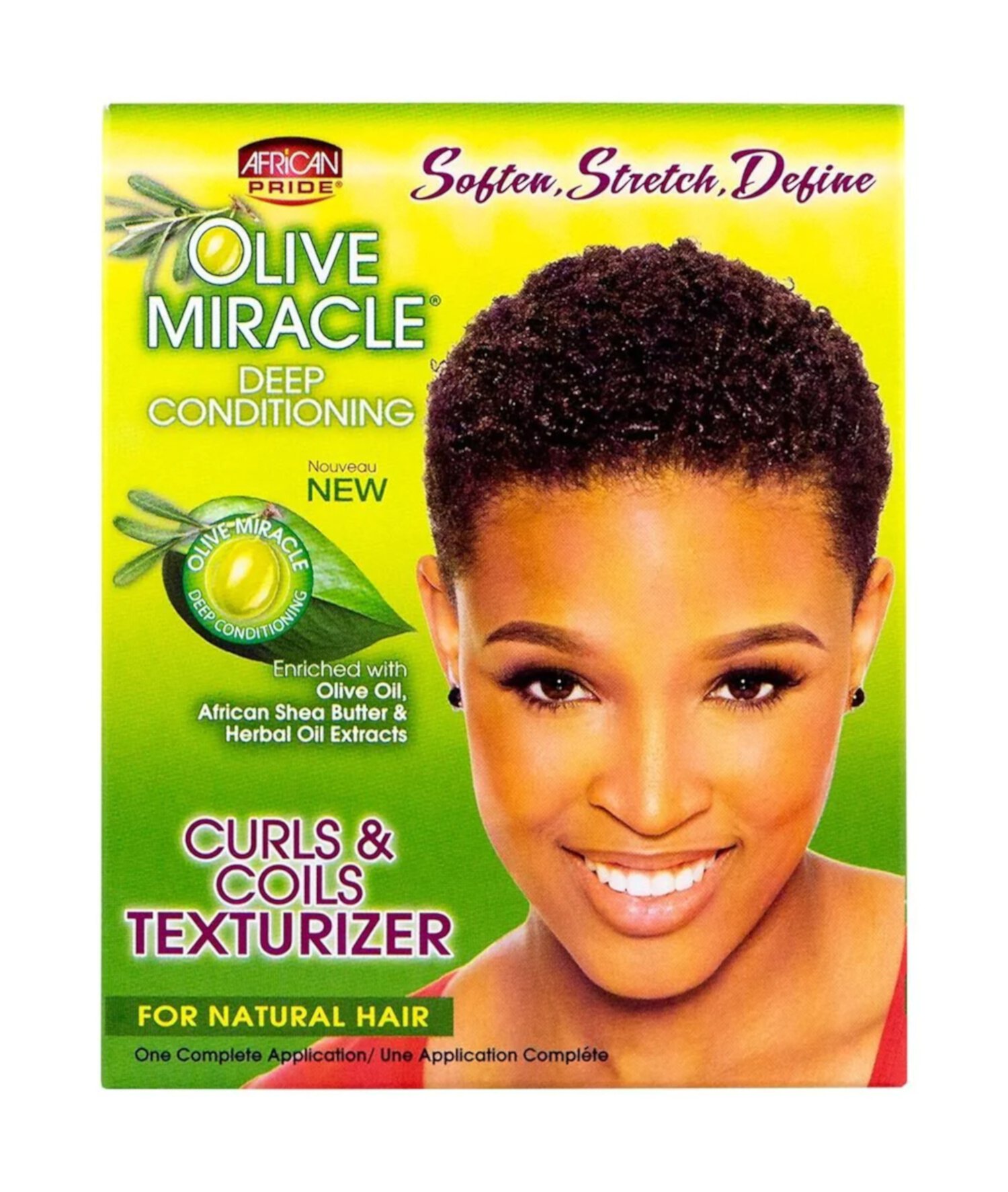 African Pride Olive Miracle Curls And Coils Texturizer, 1 Ea African Pride