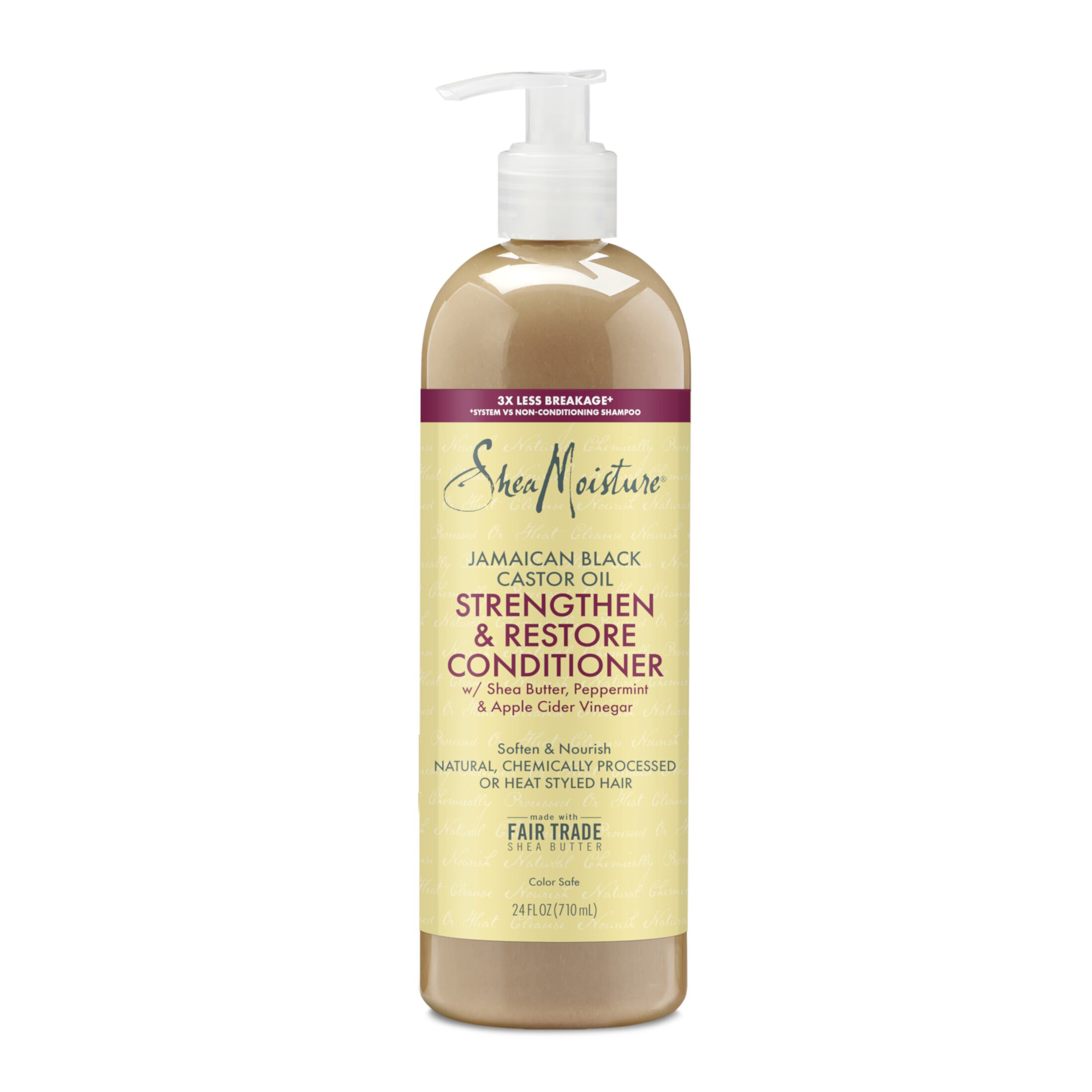 SheaMoisture Strength and Restore Daily Conditioner, Jamaican Black Castor Oil, 24 fl oz SheaMoisture