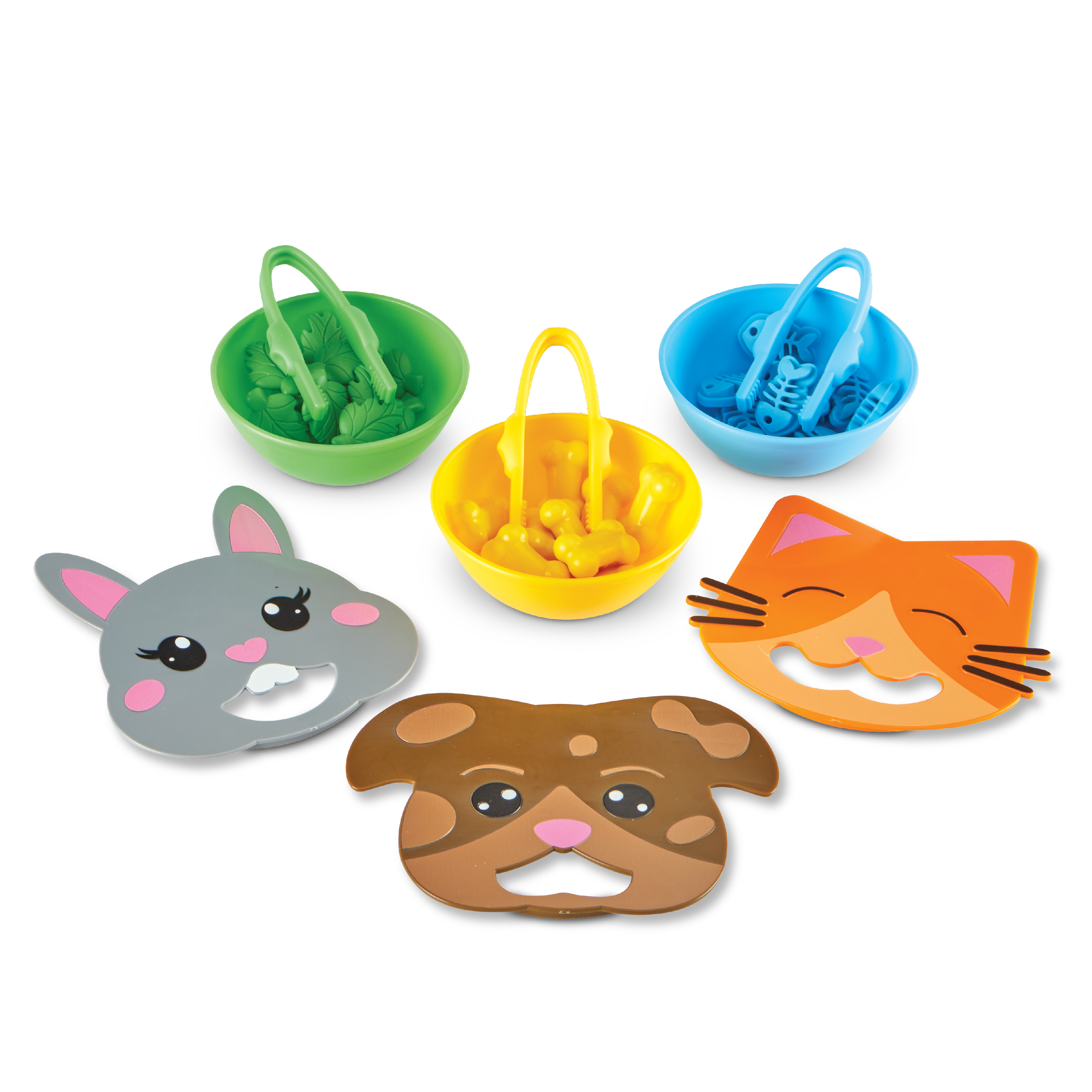 Learning Resources Fine Motor Feeding Friends, Learning Toys, Shape Sorters for Toddlers Ages 4+ Learning Resources