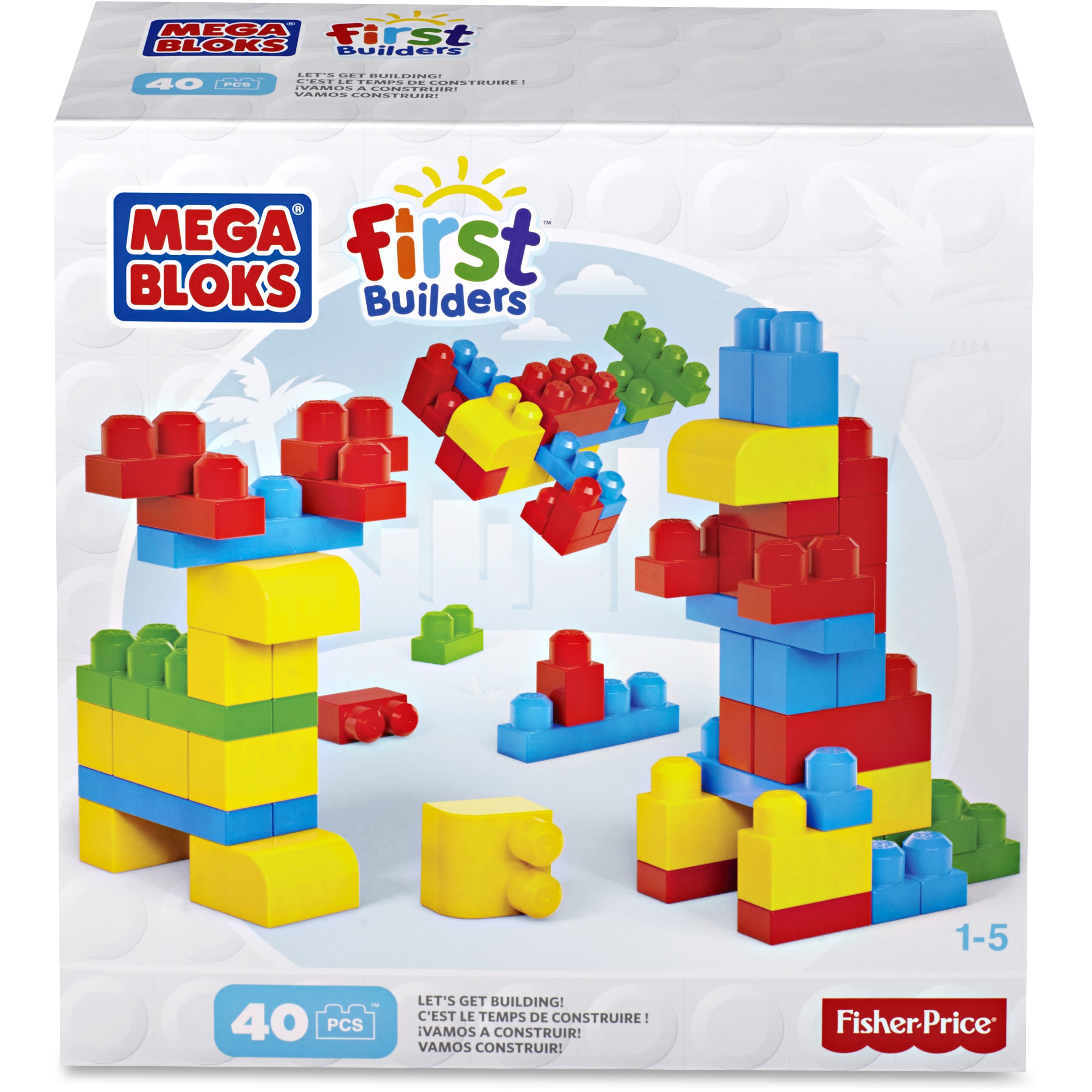 Mega Bloks First Builders Let's Get Building Set Mega Bloks