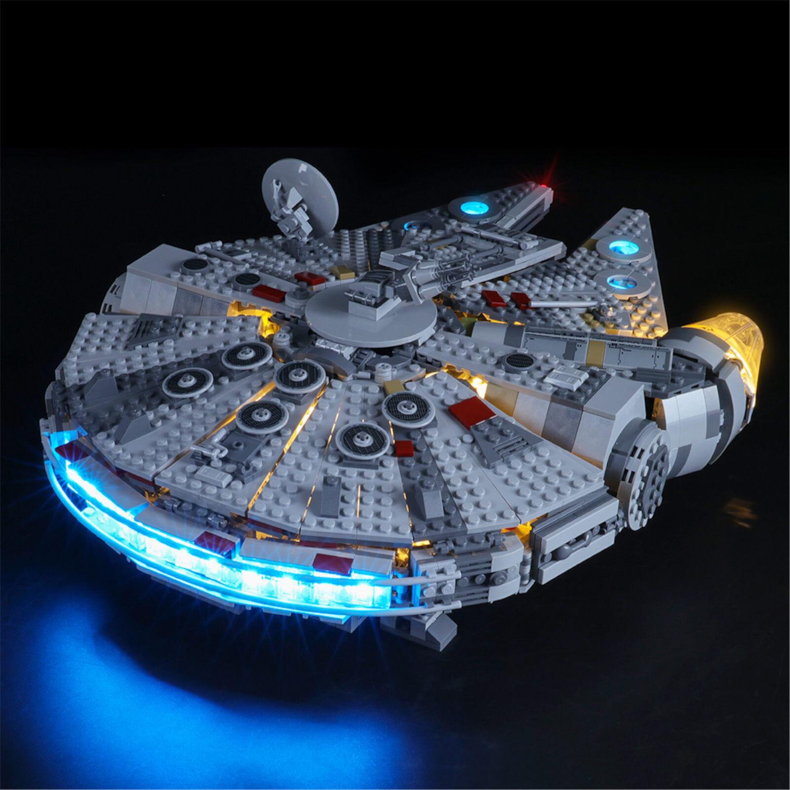 LIGHTAILING Lighting Kit for Millennium Falcon Building Blocks Model, Led Light Set Compatible with Legos 75257 (Not Include Building Set) Lightailing