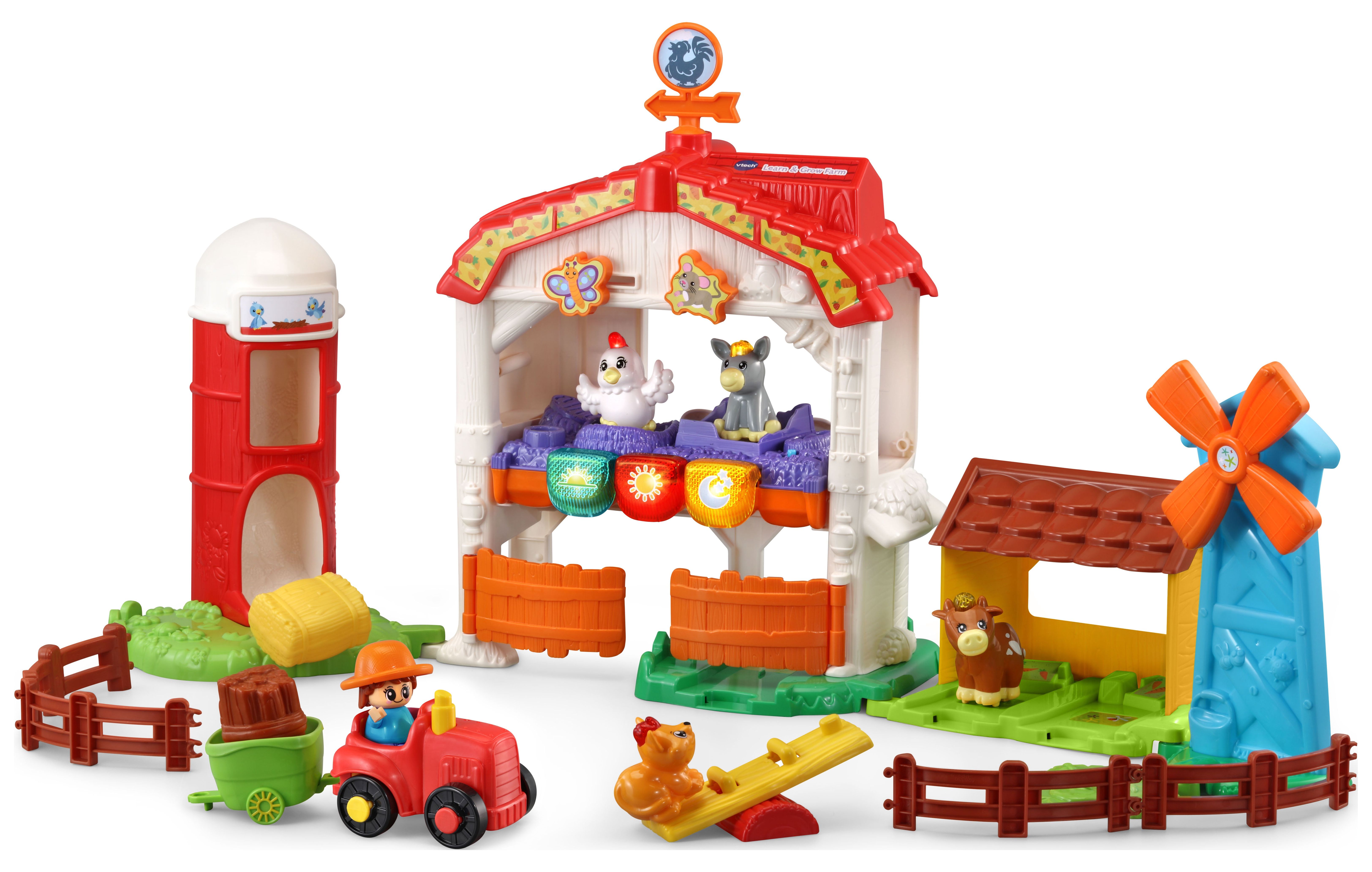 VTech® Learn & Grow Farm™ Set With Farmer and Interactive Animals Visit the VTech Store