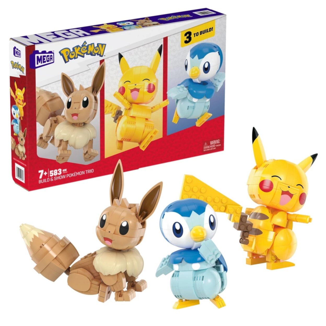 Pokemon Mega Construx Trio Pokemon