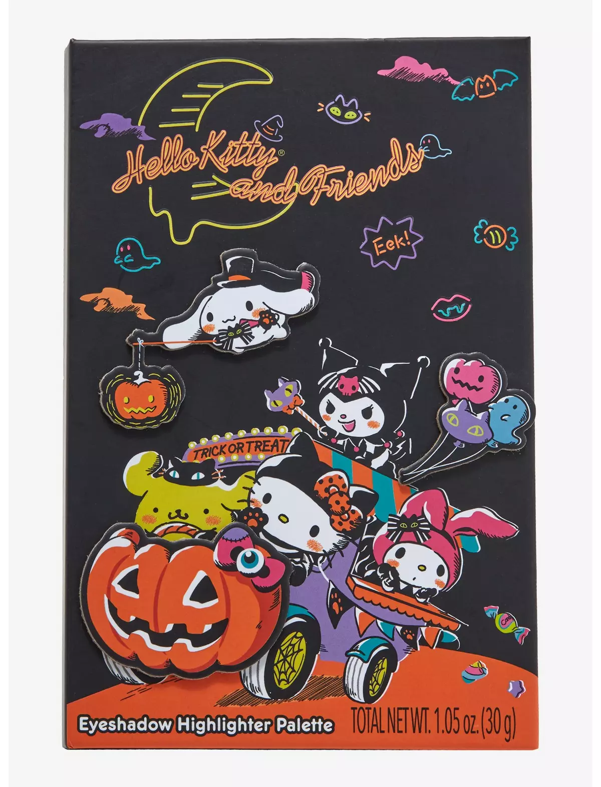 Sanrio Hello Kitty And Friends Characters Spooky Eyeshadow & Highlighter Palette Sanrio