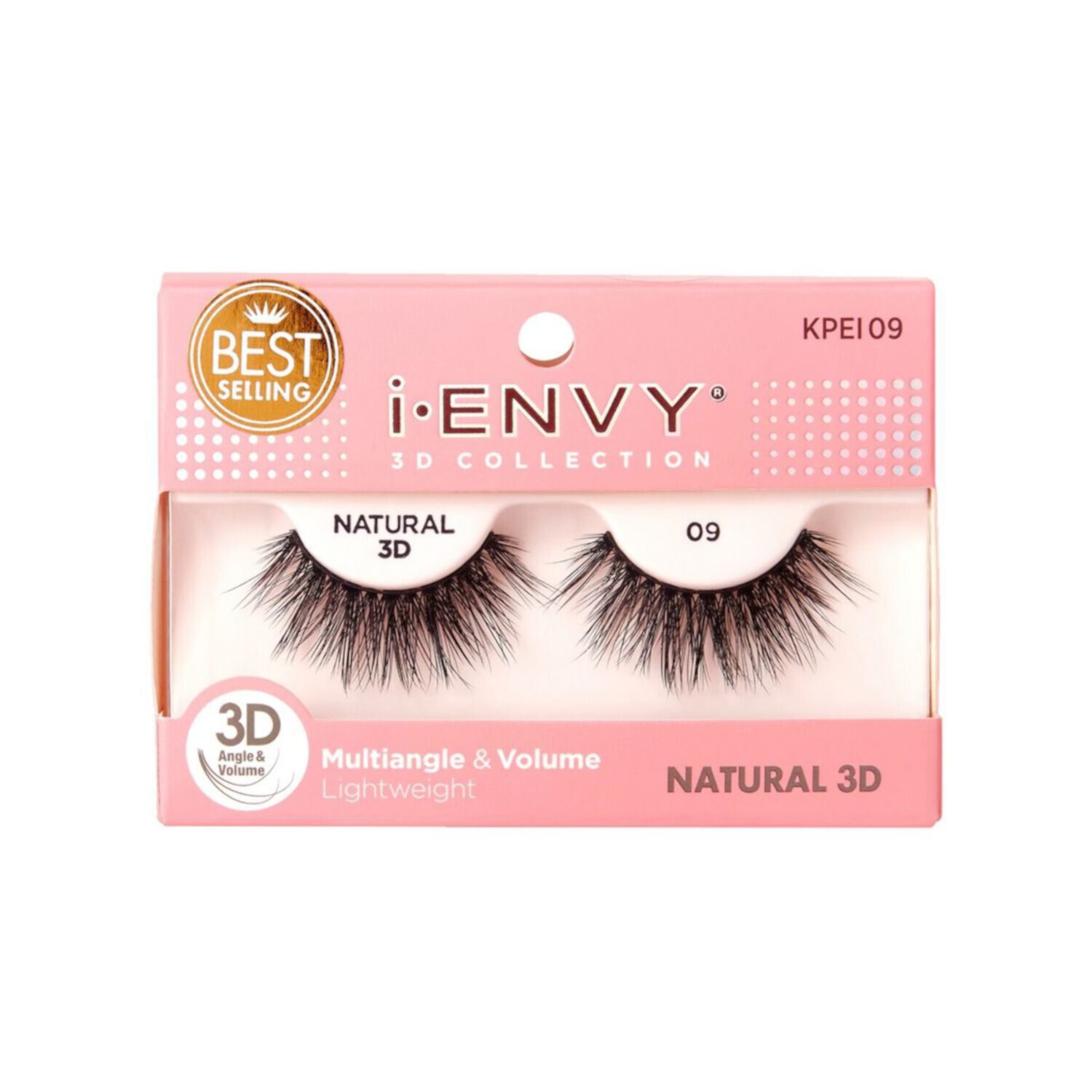 Kiss I Envy By Iconic Collection 3d Angle and Volume Eyelashes, 1 Pair Visit the KISS Store