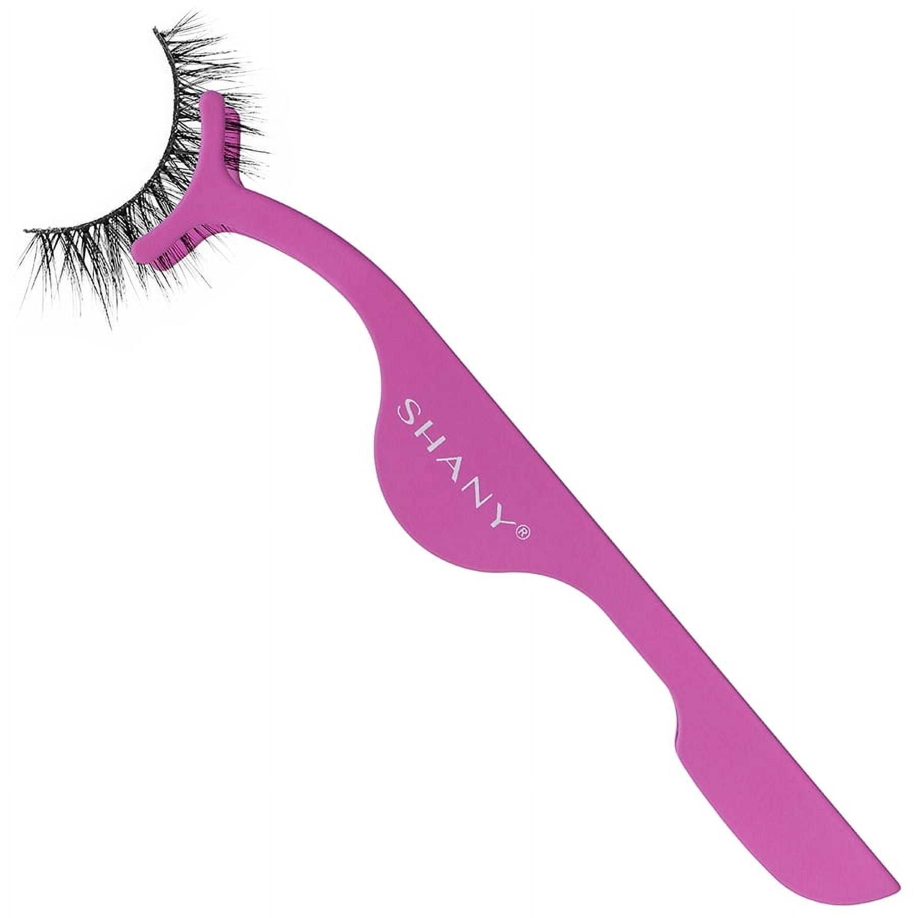 SHANY Kiss My Lash Faux Eyelash Applicator - Stainless Steel Applicator Tool Eyelash Extension Tweezers False Lash Remover Clip  Nipper - PURPLE SHANY Cosmetics