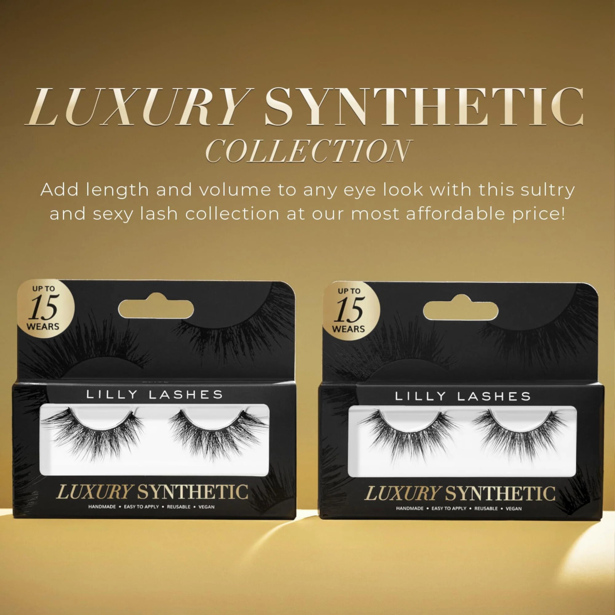 Lilly Lashes Luxury Synthetic False Eyelashes Lilly Lashes