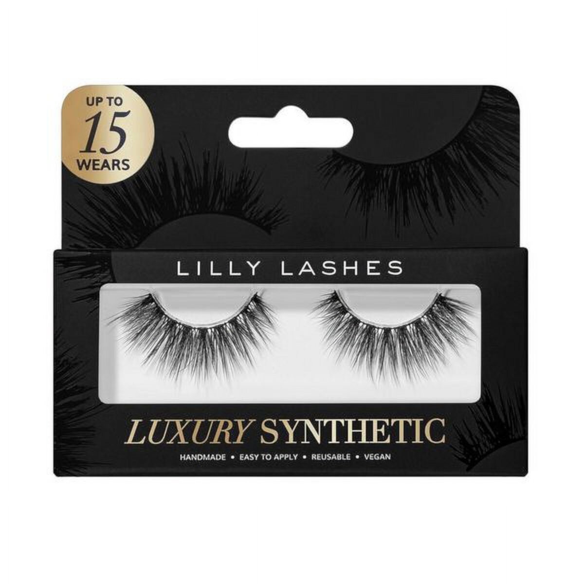 Накладные ресницы Luxury Synthetic с объемным эффектом и многослойной структурой Lilly Lashes