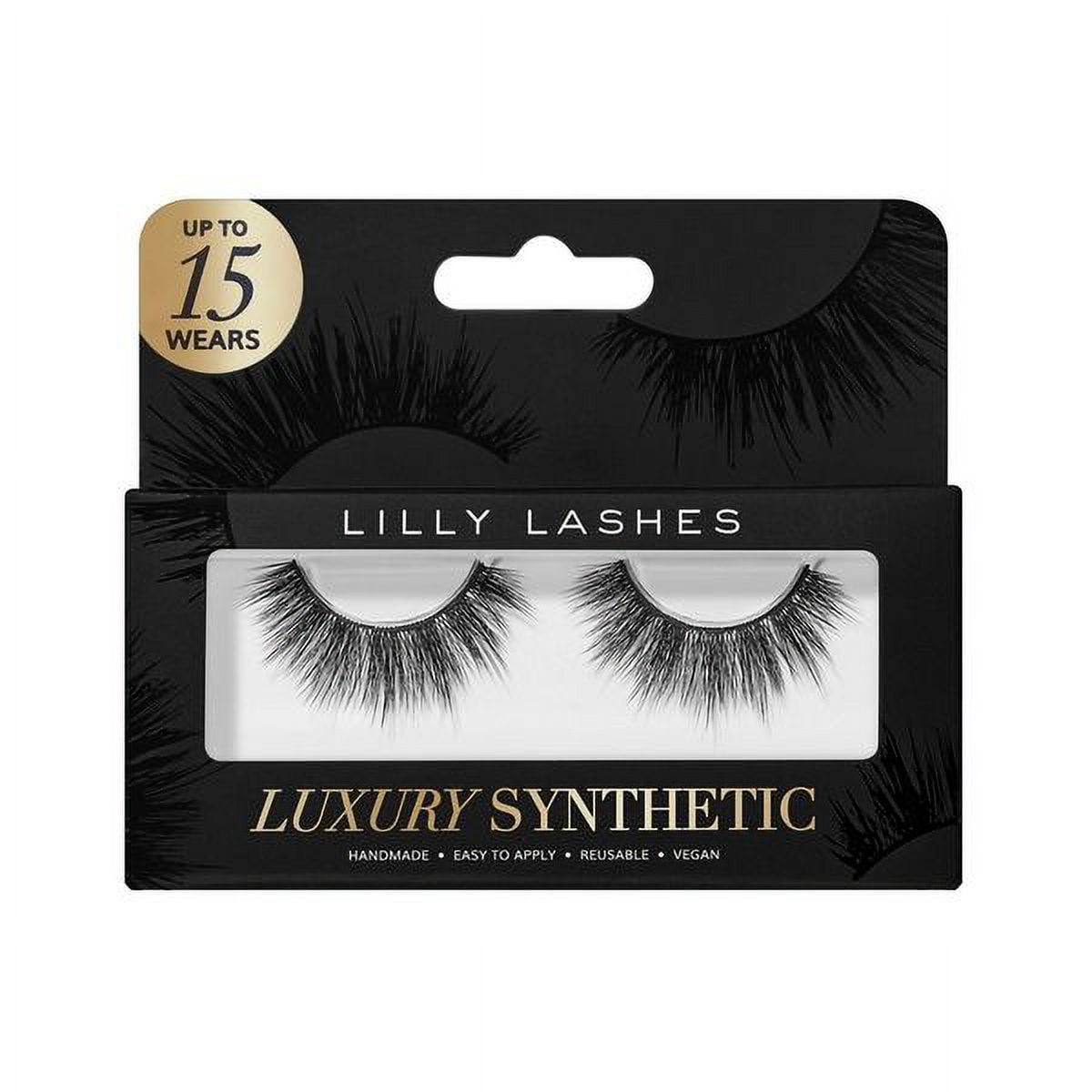 Накладные ресницы Luxury Synthetic с объемным эффектом и многослойной структурой Lilly Lashes