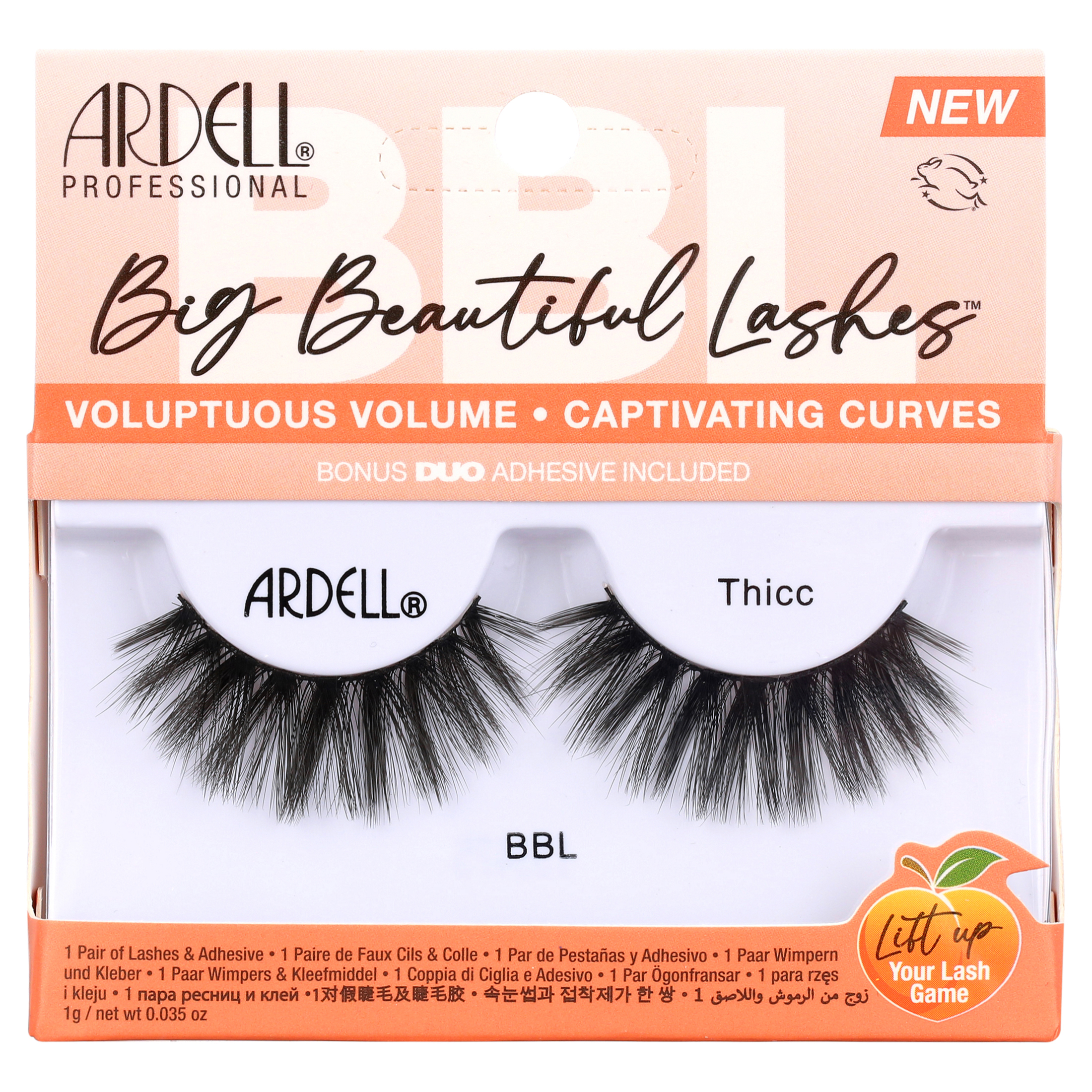 Ardell Big Beautiful Lashes, Thicc, 1 Pair ARDELL