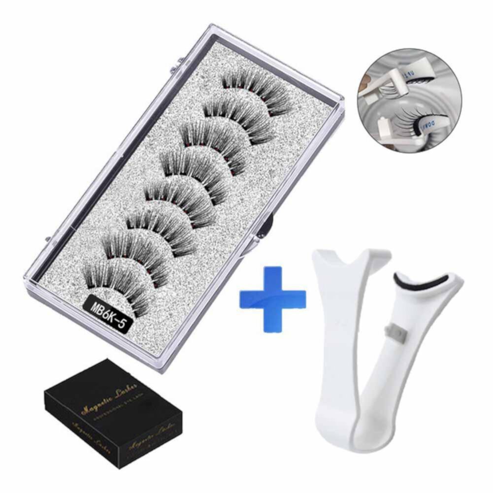 Magnetic False Eyelashes Eyelashes Reusable Magnet Eye Lashes P6T8 Wnpxqnt