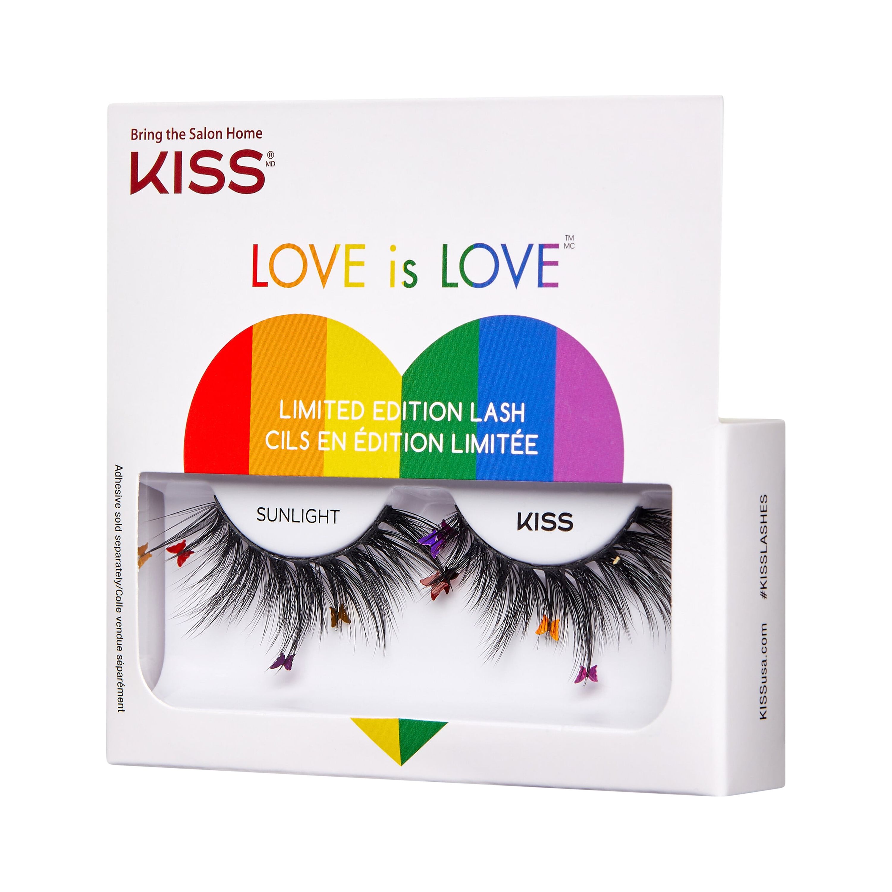 KISS Limited Edition Pride False Eyelashes, ‘Sunlight’, 1 Pair Visit the KISS Store