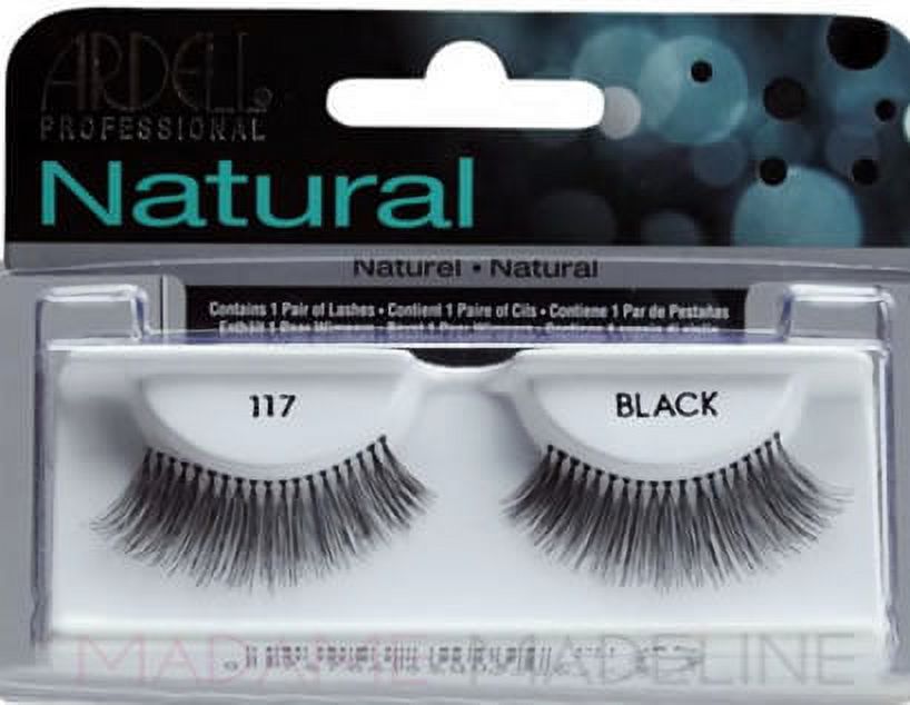 Ardell Fashion Lashes, [117] Black 1 pair ARDELL