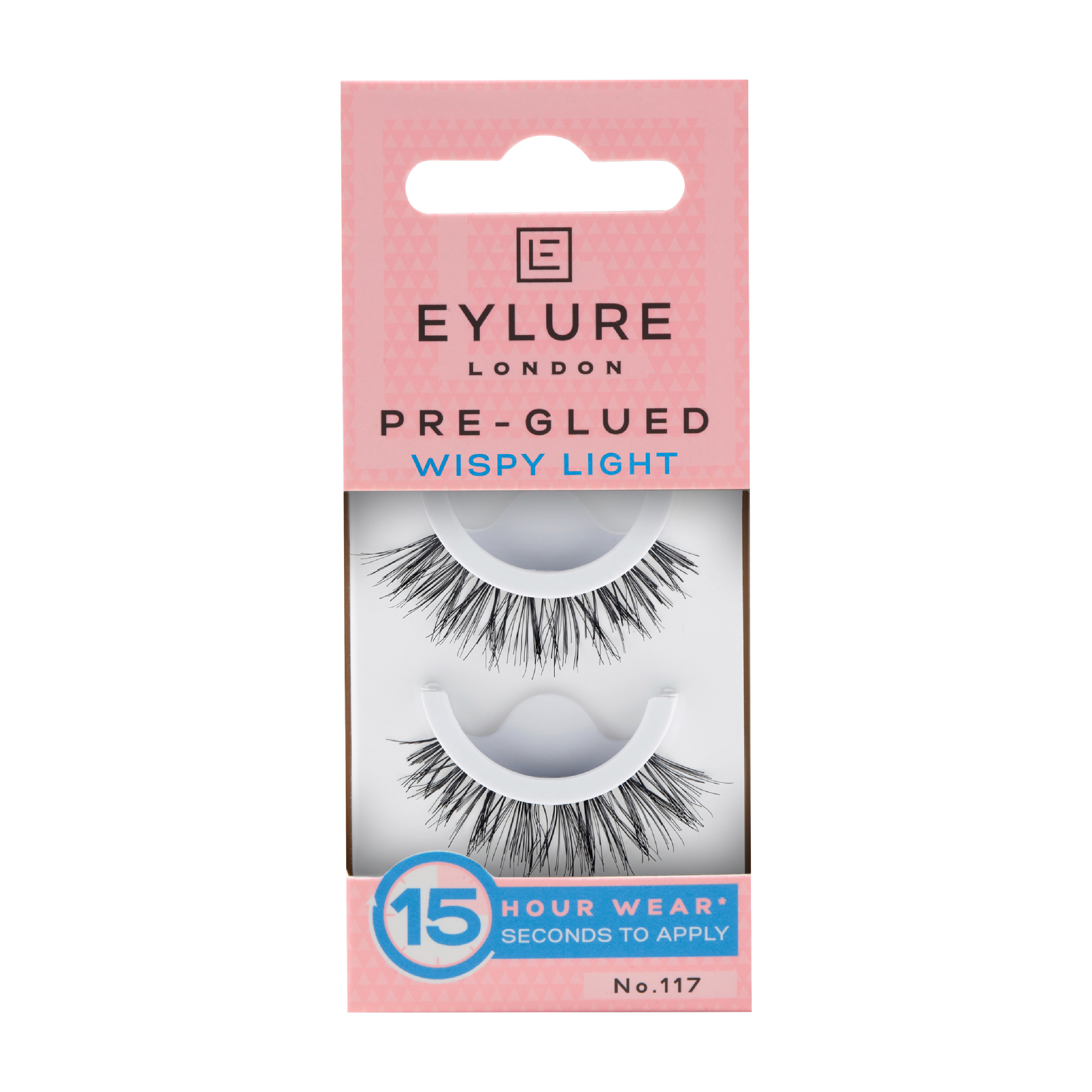 Eylure Pre-Glued Wispy Light False Lashes, No. 117 Eylure