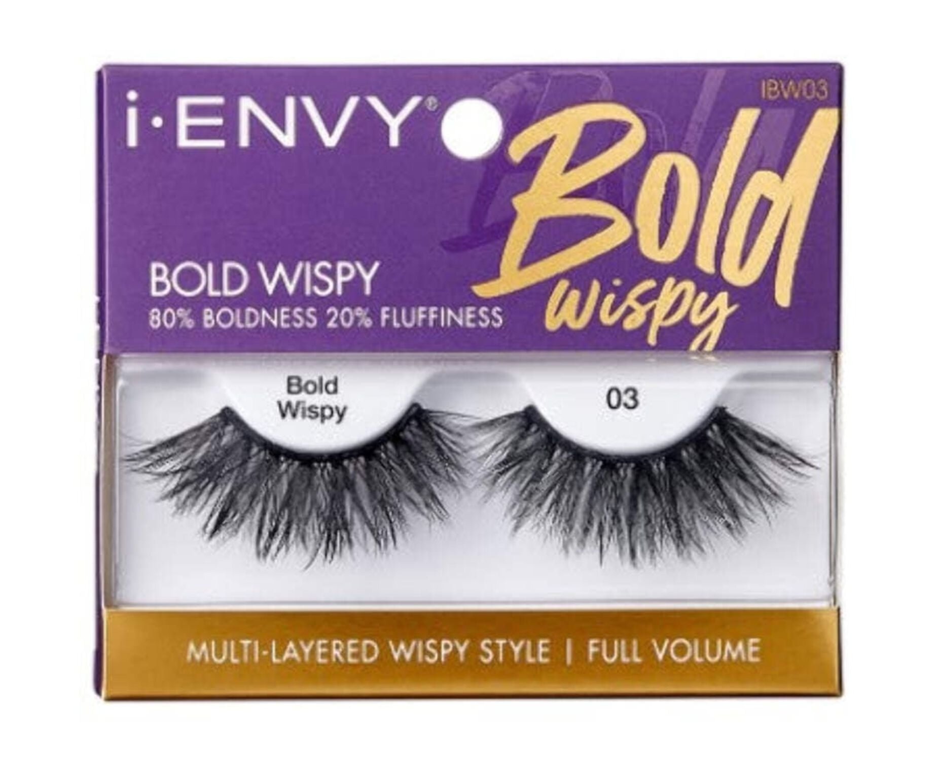 I-Envy Bold Wispy 80% Boldness 20% Fluffiness Lashes Unknown