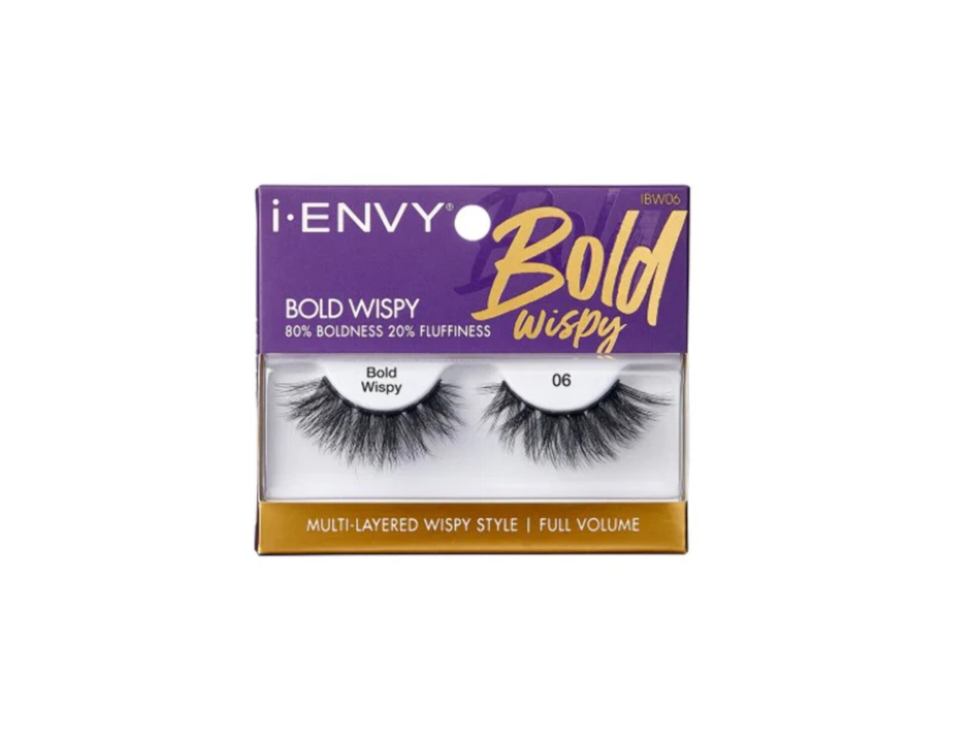 I-Envy Bold Wispy 80% Boldness 20% Fluffiness Lashes Unknown