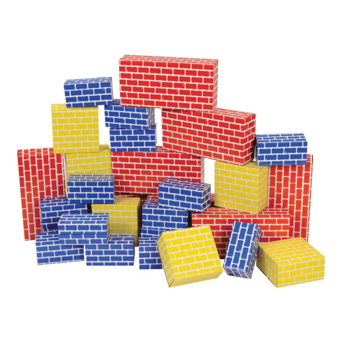 Edushape Ltd Cardboard Brick Block Large Building Set  - 44 pieces Edushape