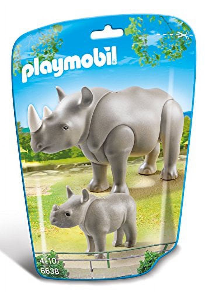 PLAYMOBIL Rhino with Baby Playmobil