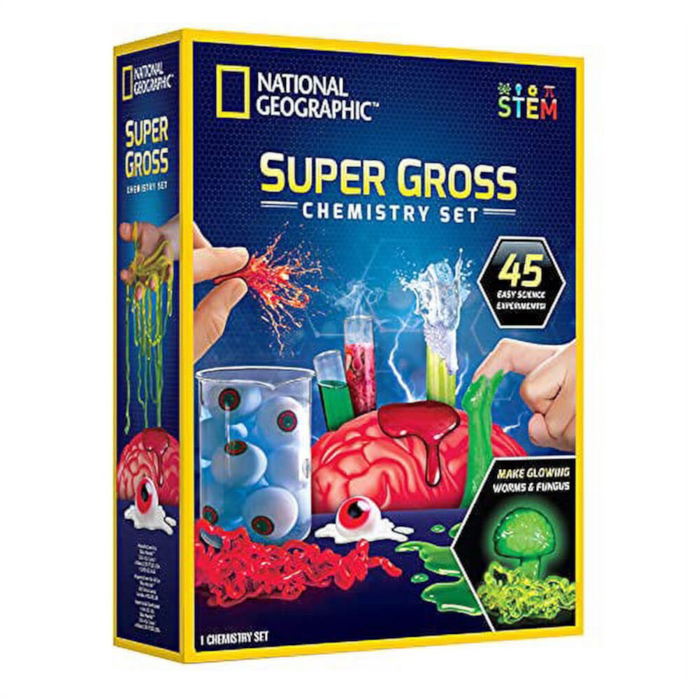 NATIONAL GEOGRAPHIC Gross Science - Science Experiments Kids, Dissect Burst Blood Cells, More, Great STEM Science Love Gross Science Experiments National Geographic